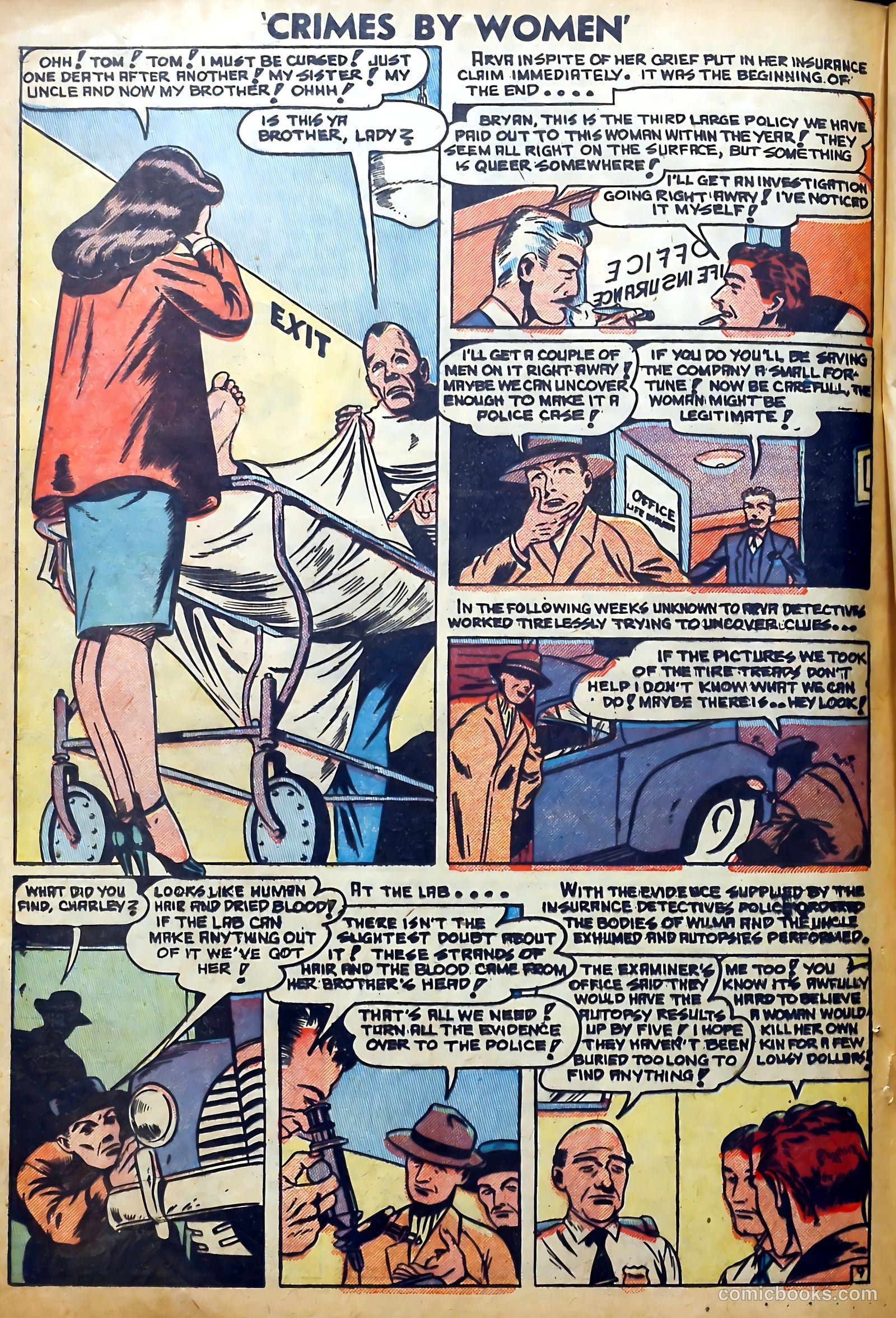 Crimes by Women #6 (1949) — page 20 of 36