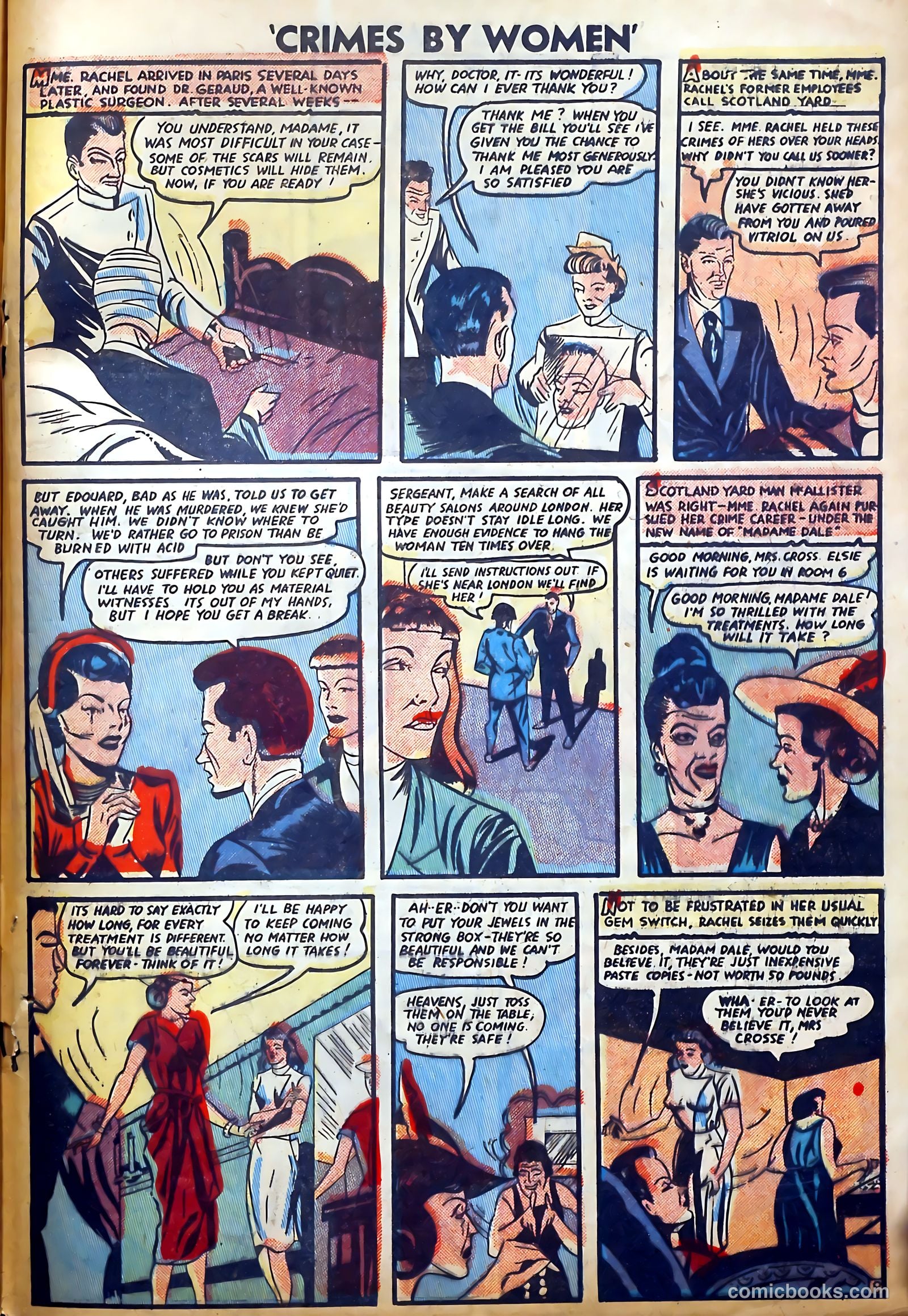 Crimes by Women #6 (1949) — page 31 of 36