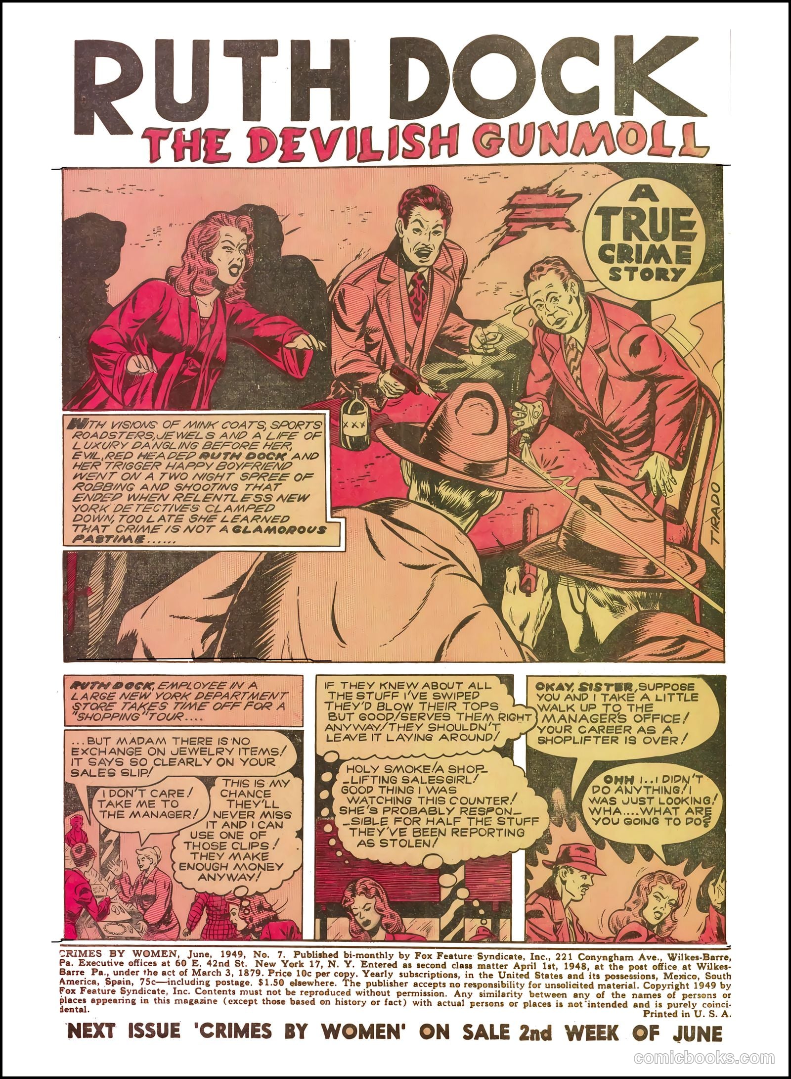 Crimes by Women #7 (1949) — page 2 of 36