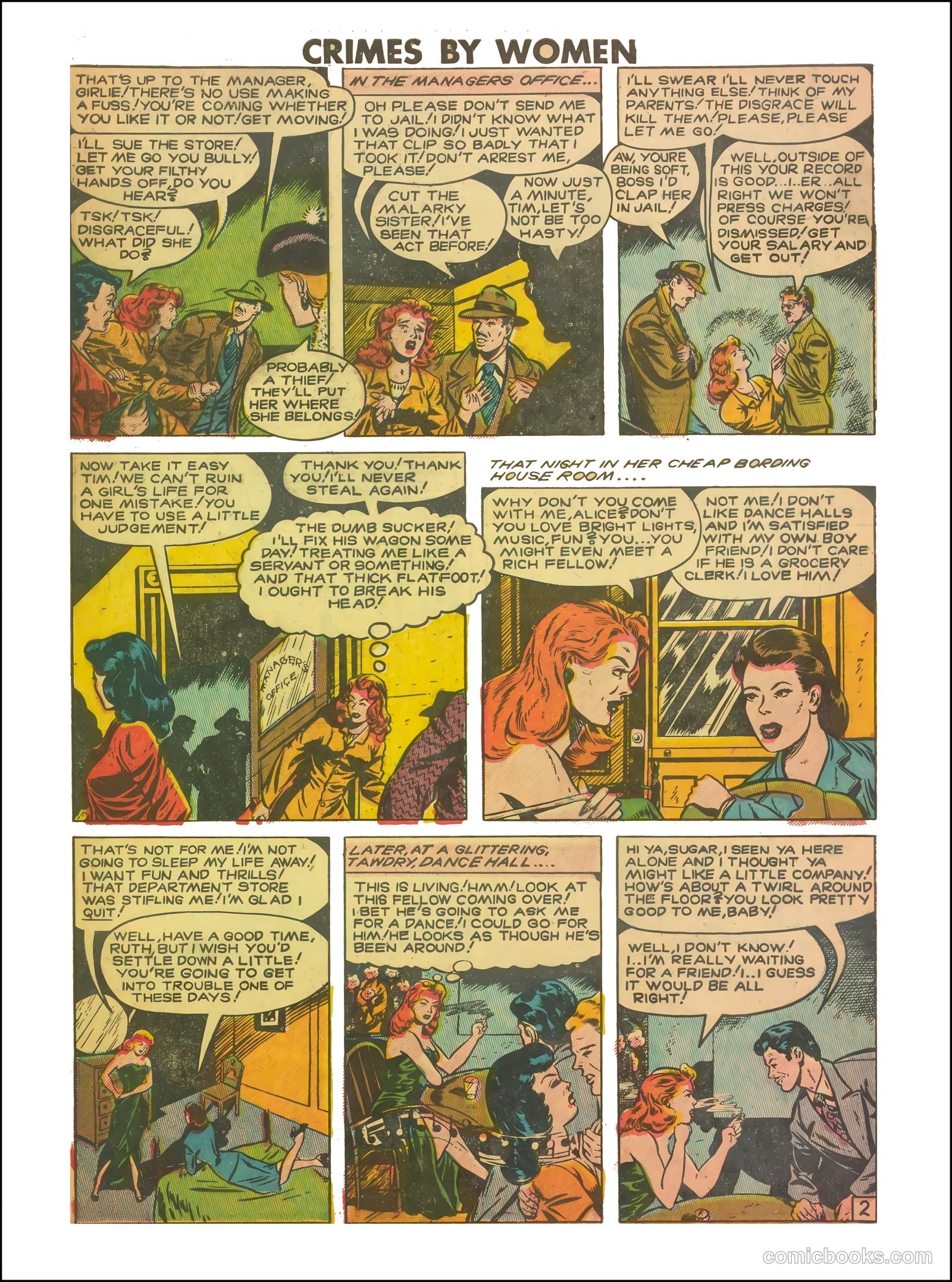 Crimes by Women #7 (1949) — page 3 of 36