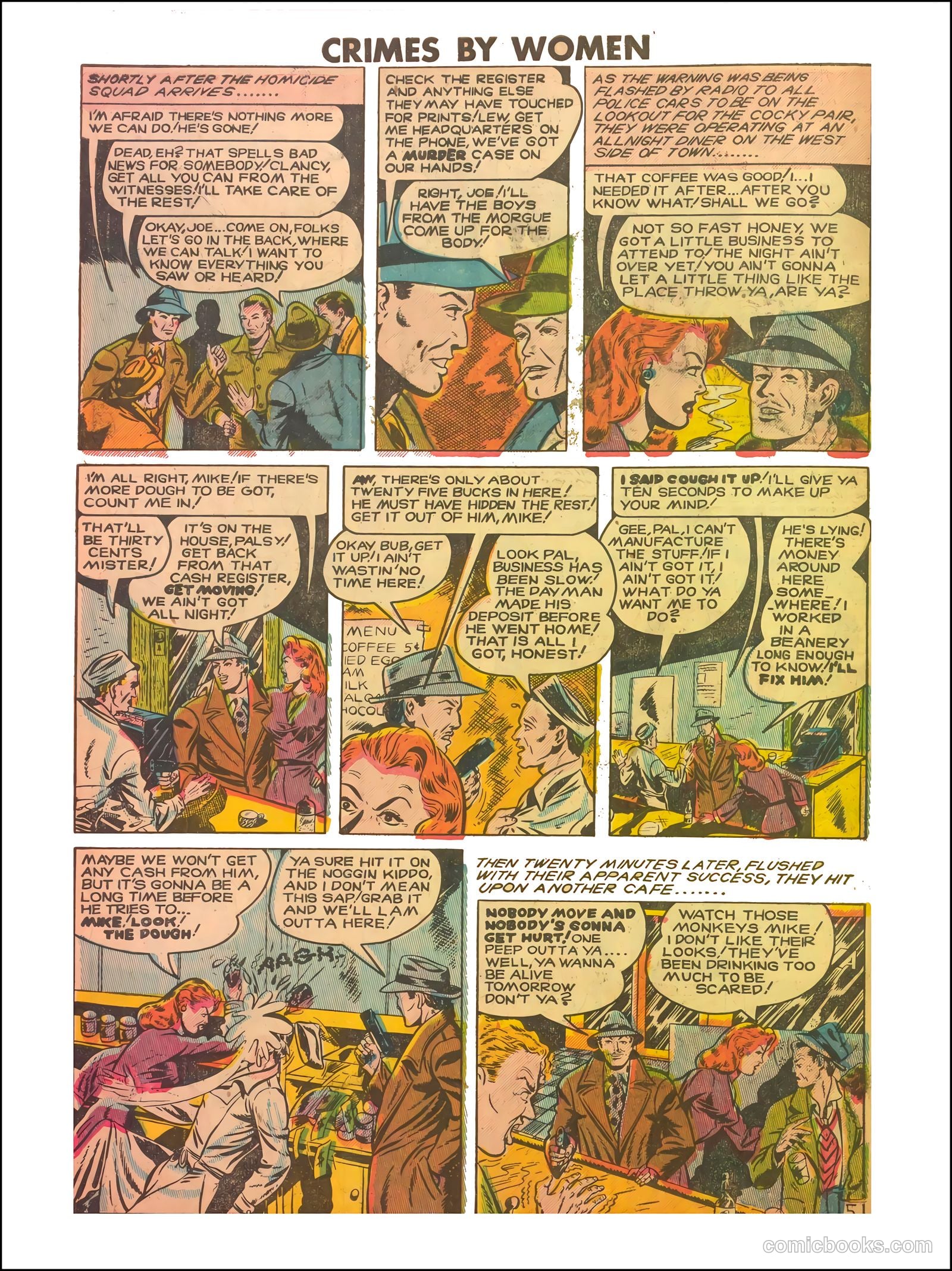 Crimes by Women #7 (1949) — page 6 of 36