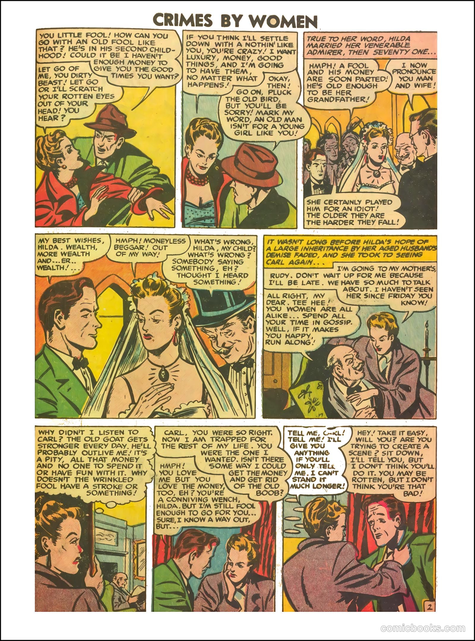 Crimes by Women #7 (1949) — page 25 of 36