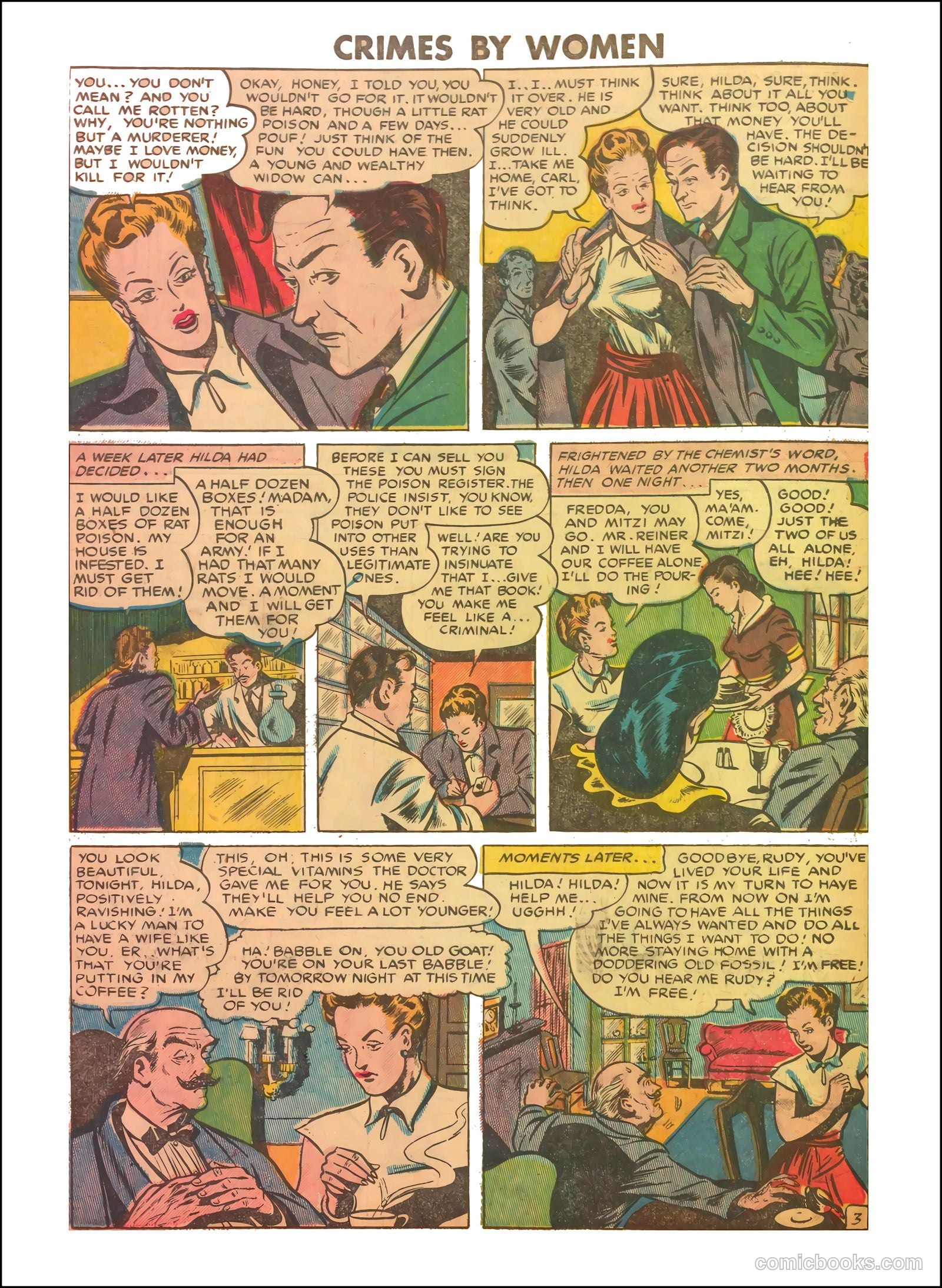 Crimes by Women #7 (1949) — page 26 of 36