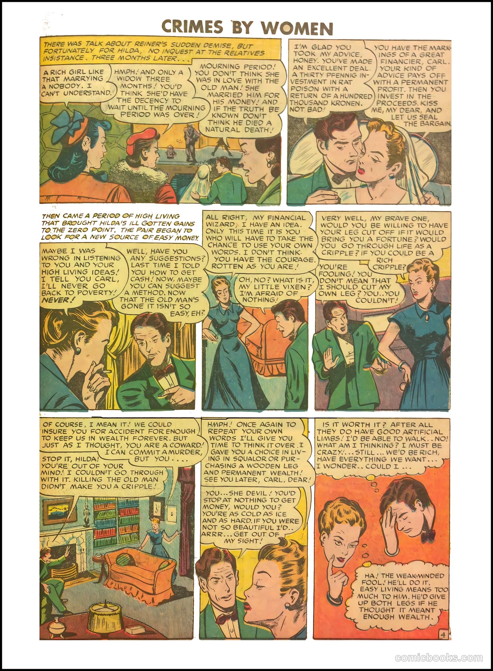 Crimes by Women #7 (1949) — page 27 of 36