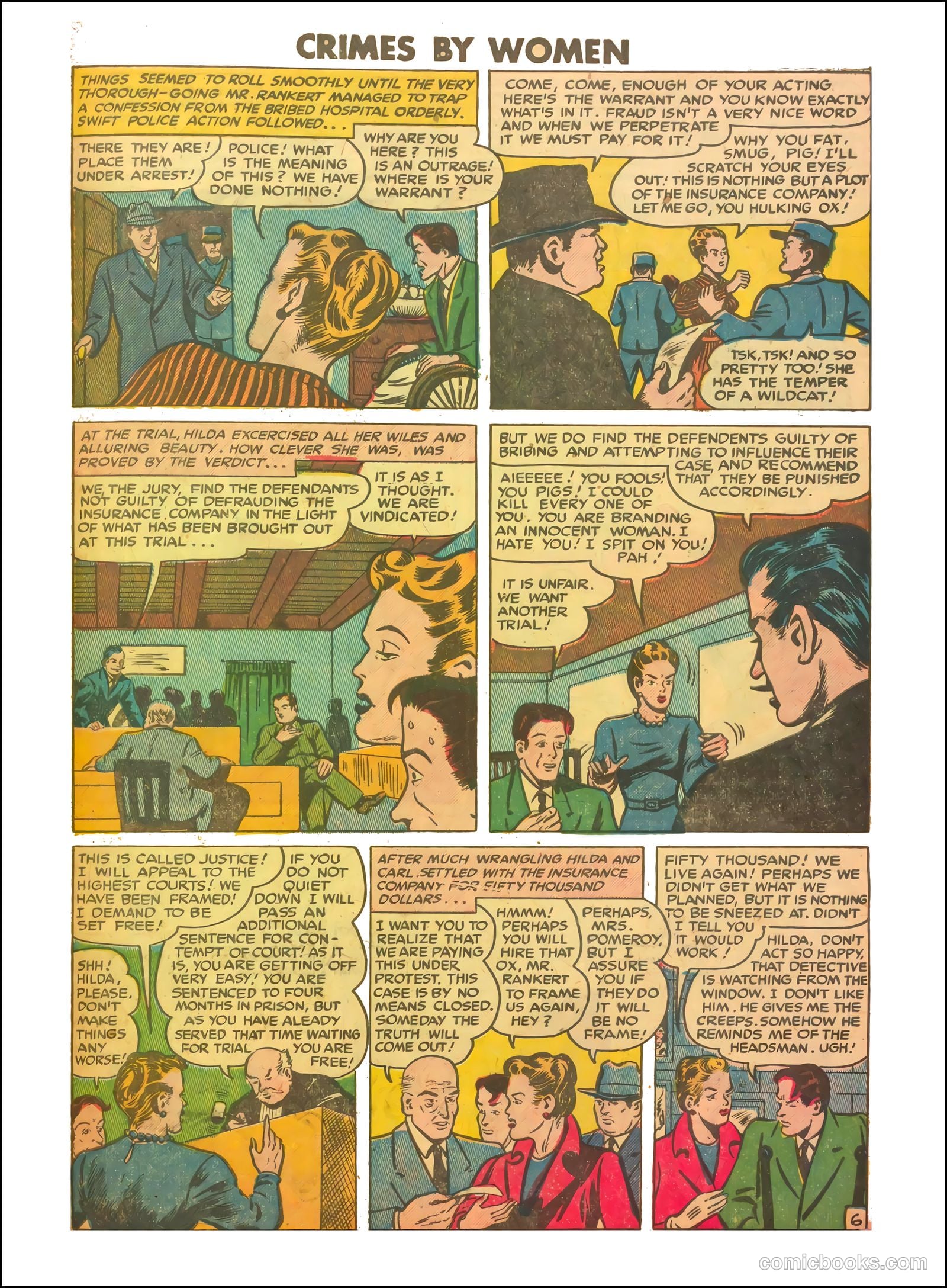Crimes by Women #7 (1949) — page 29 of 36
