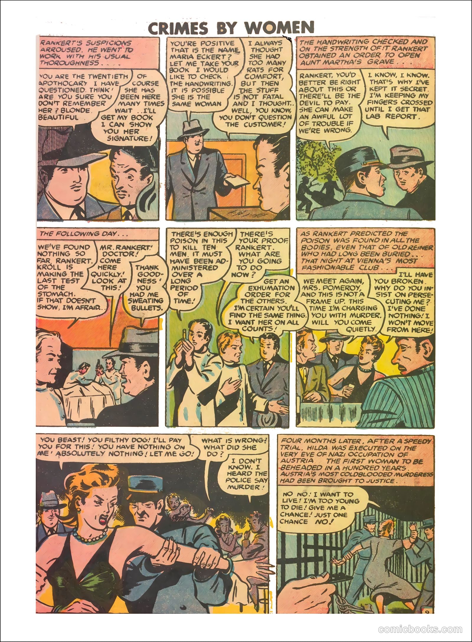 Crimes by Women #7 (1949) — page 32 of 36