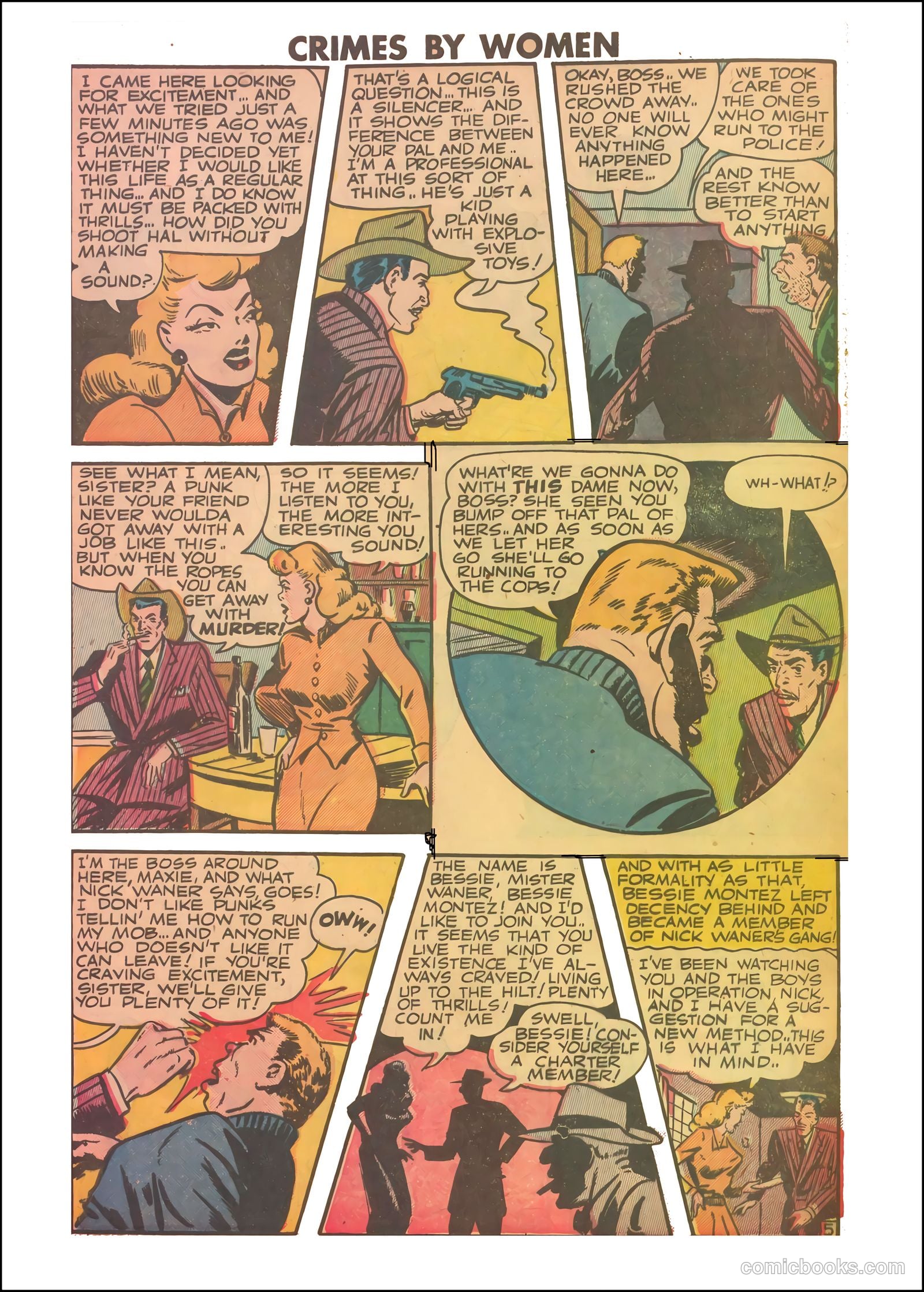 Crimes by Women #8 (1949) — page 6 of 36