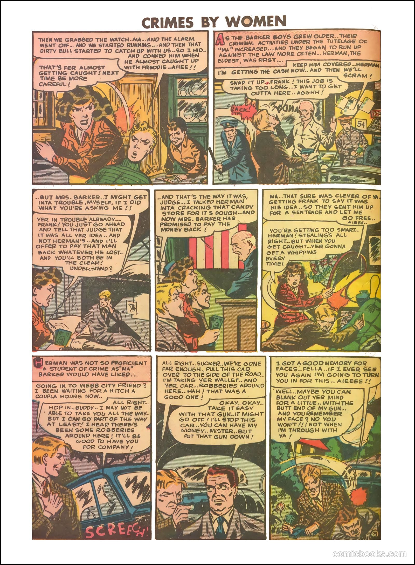 Crimes by Women #8 (1949) — page 14 of 36