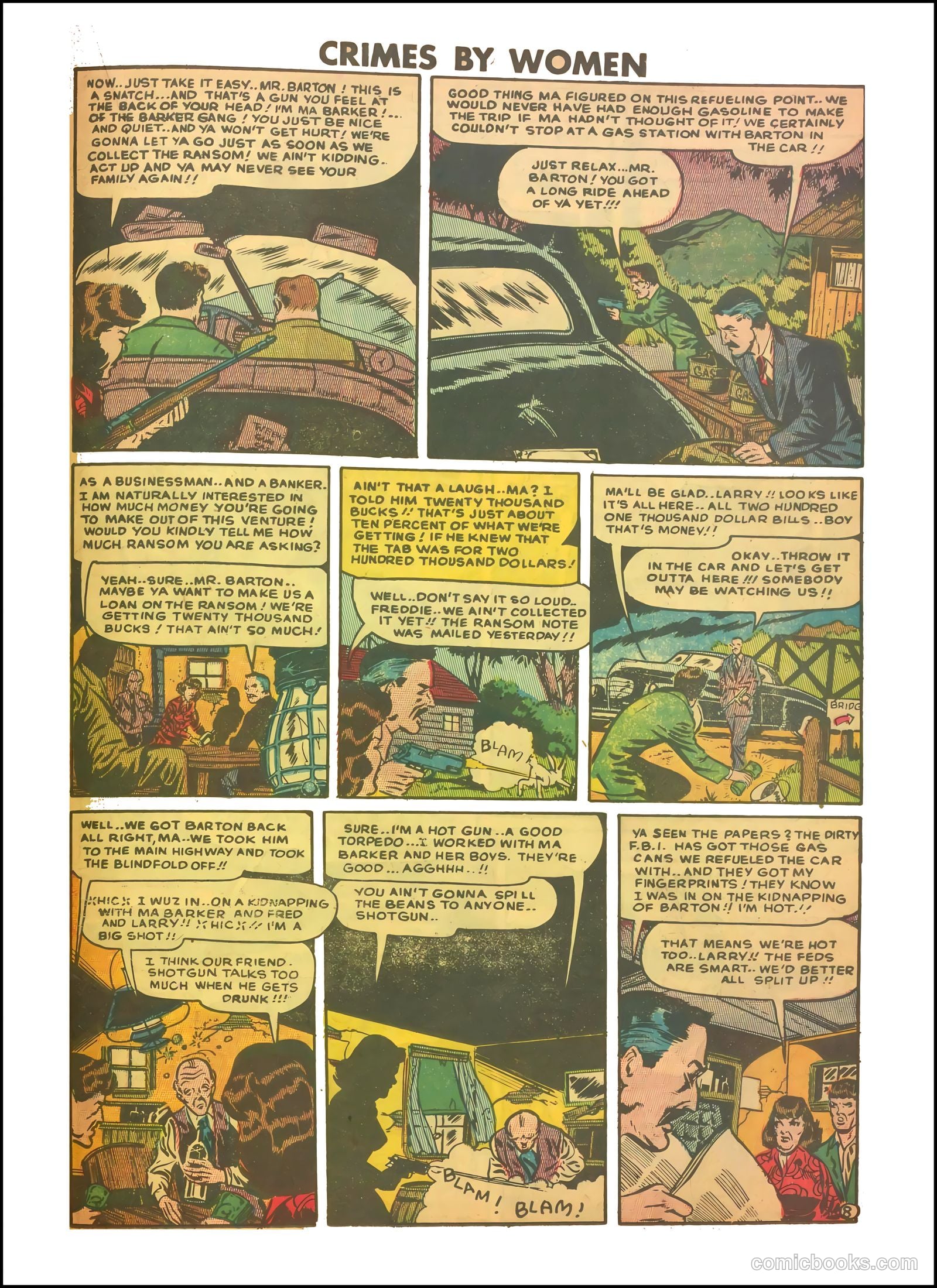Crimes by Women #8 (1949) — page 19 of 36