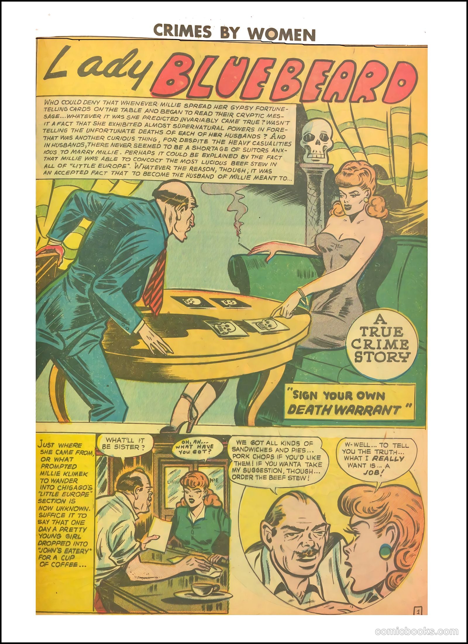 Crimes by Women #8 (1949) — page 23 of 36