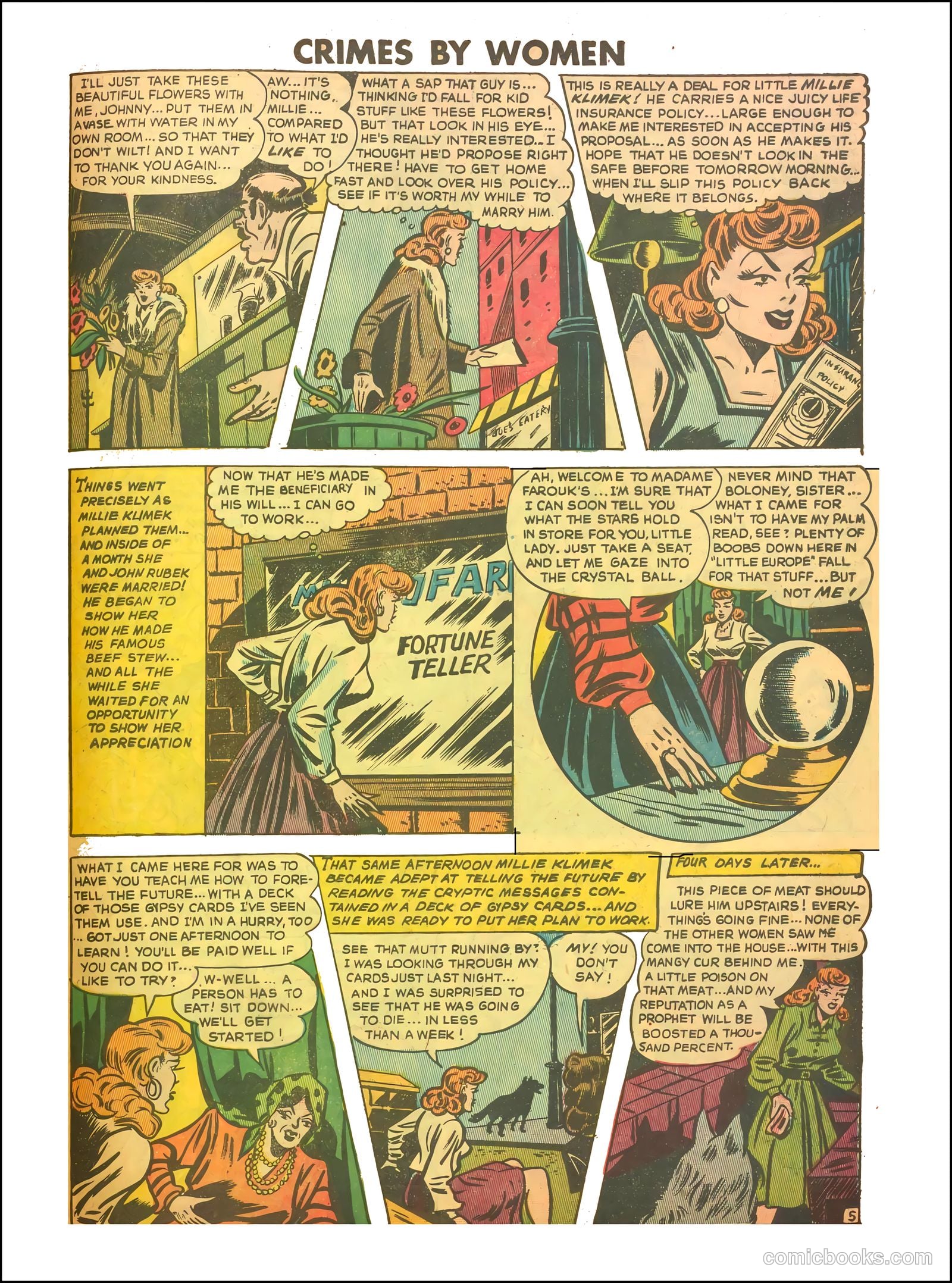 Crimes by Women #8 (1949) — page 27 of 36