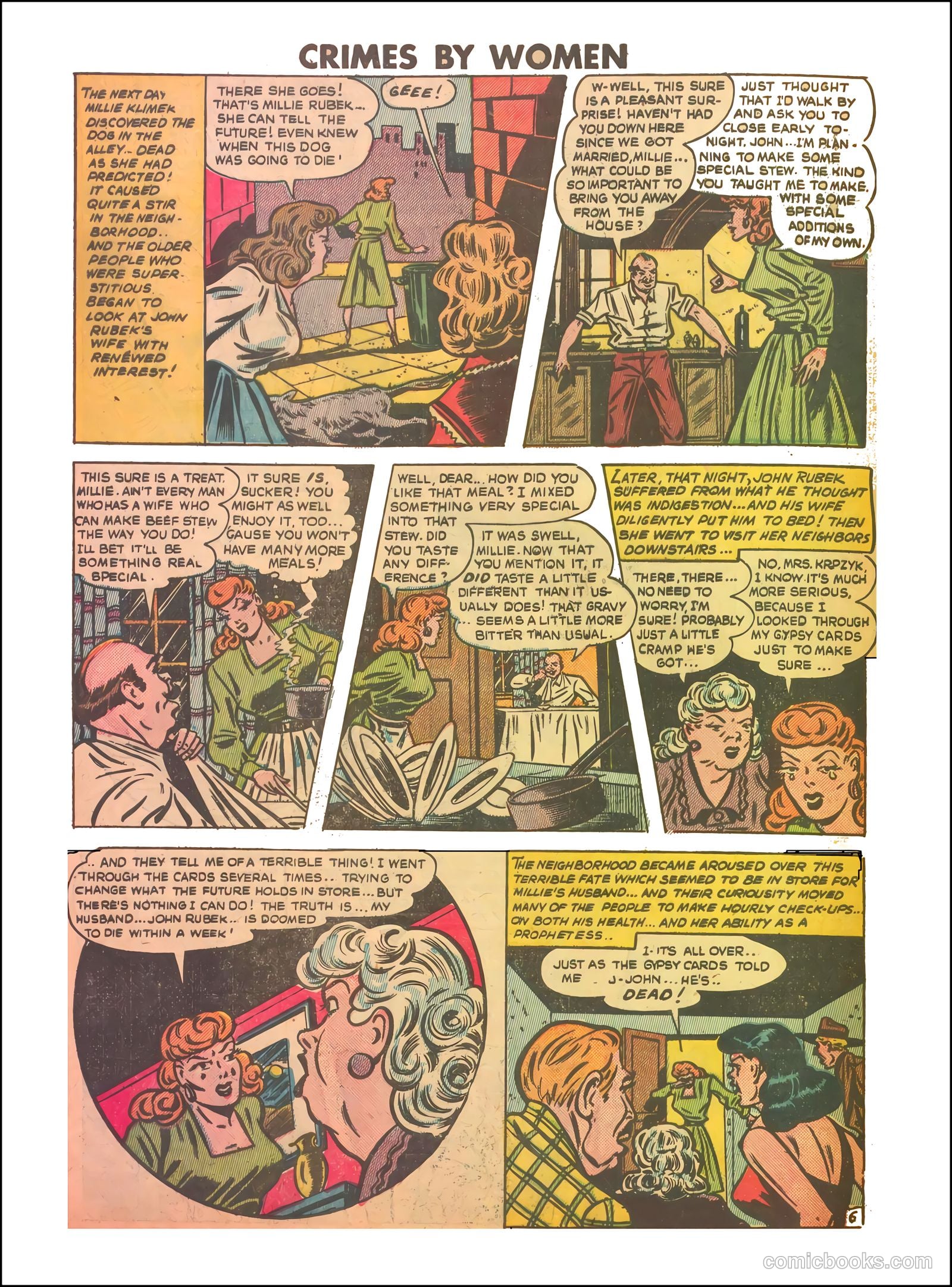 Crimes by Women #8 (1949) — page 28 of 36