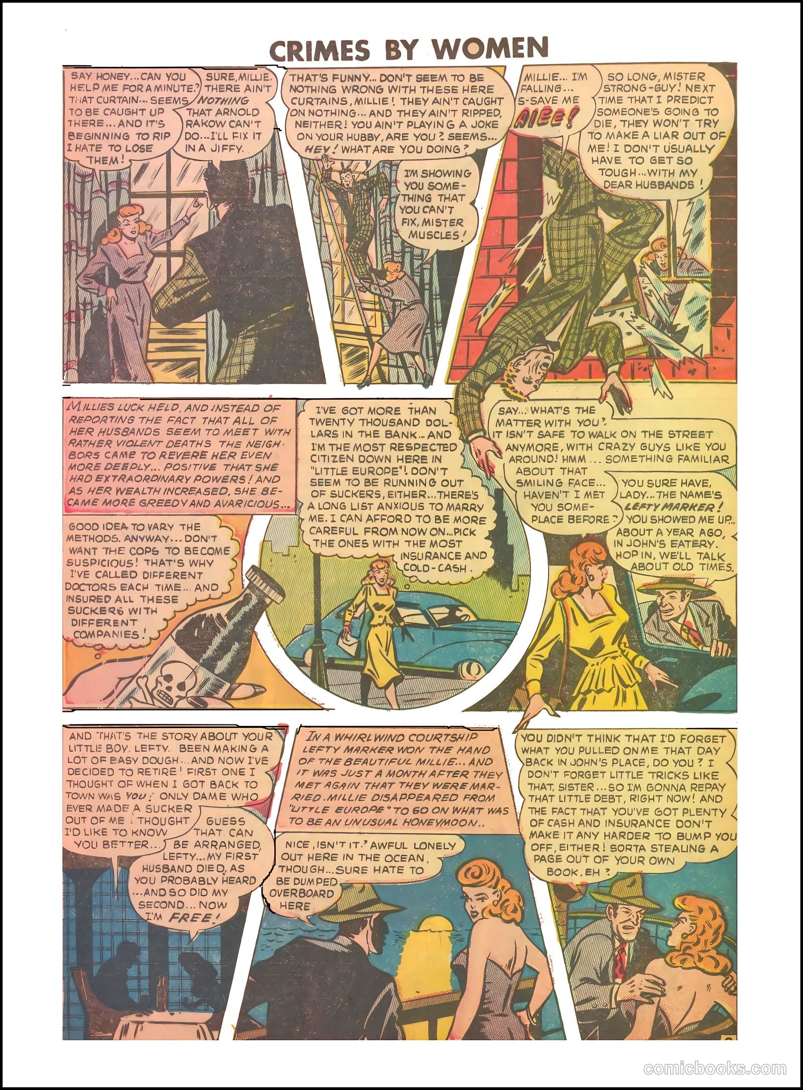 Crimes by Women #8 (1949) — page 30 of 36