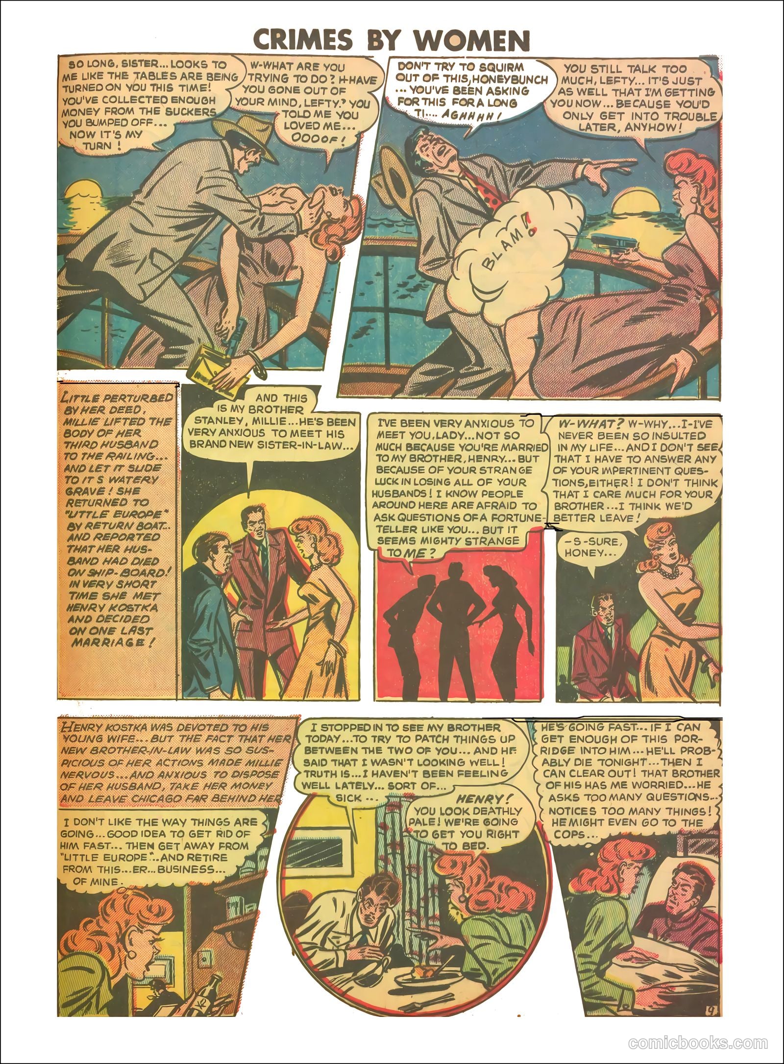 Crimes by Women #8 (1949) — page 31 of 36