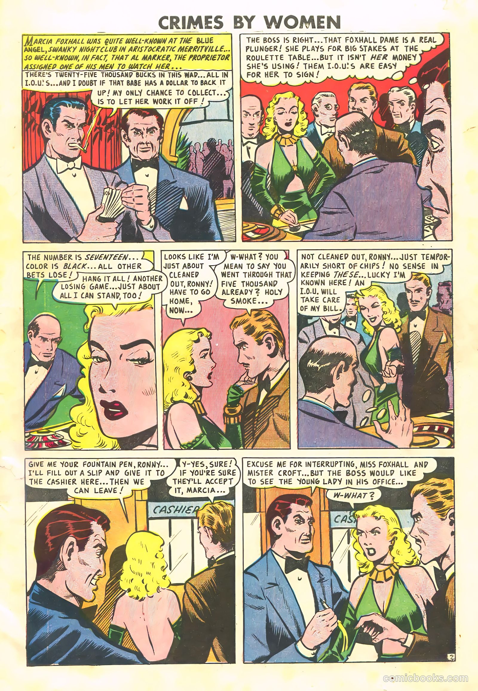 Crimes by Women #9 (1949) — page 3 of 36