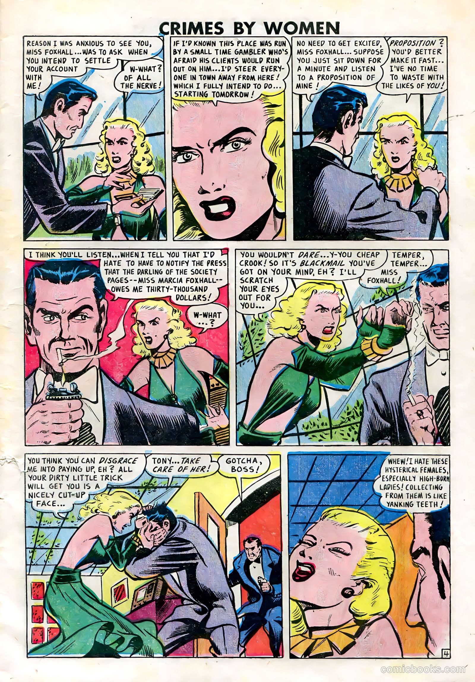 Crimes by Women #9 (1949) — page 5 of 36