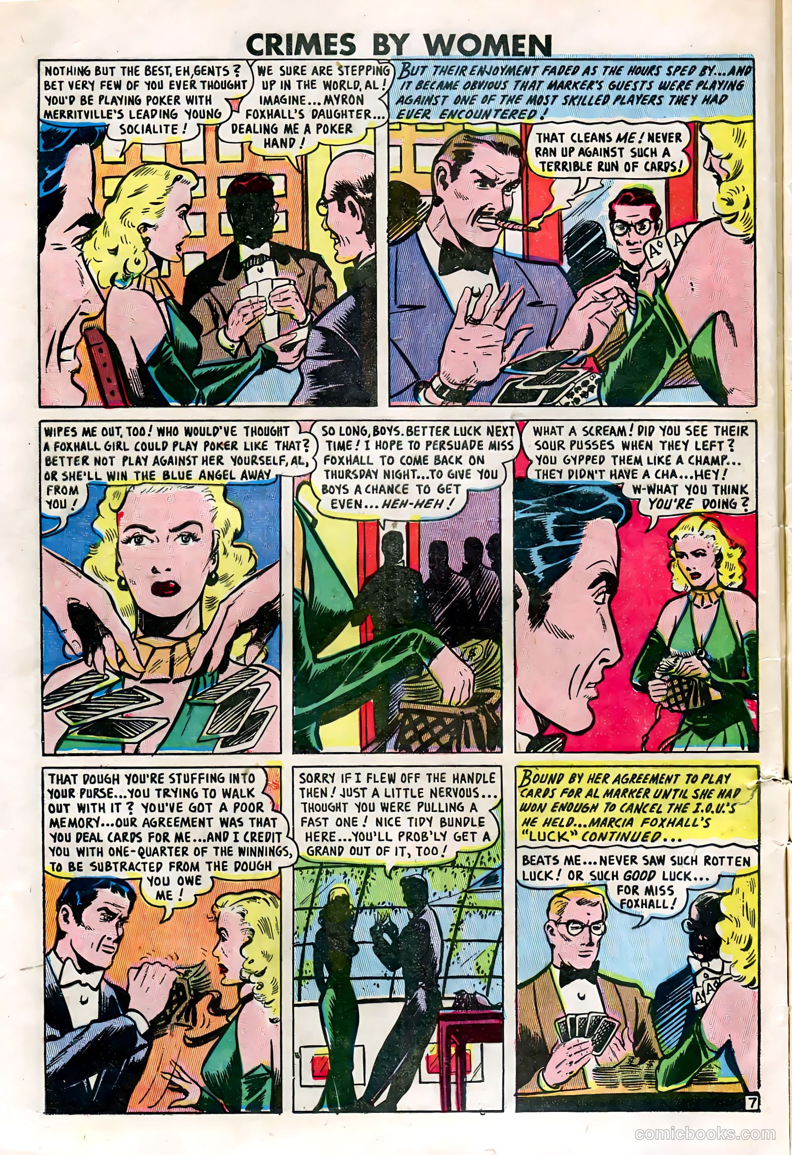 Crimes by Women #9 (1949) — page 8 of 36
