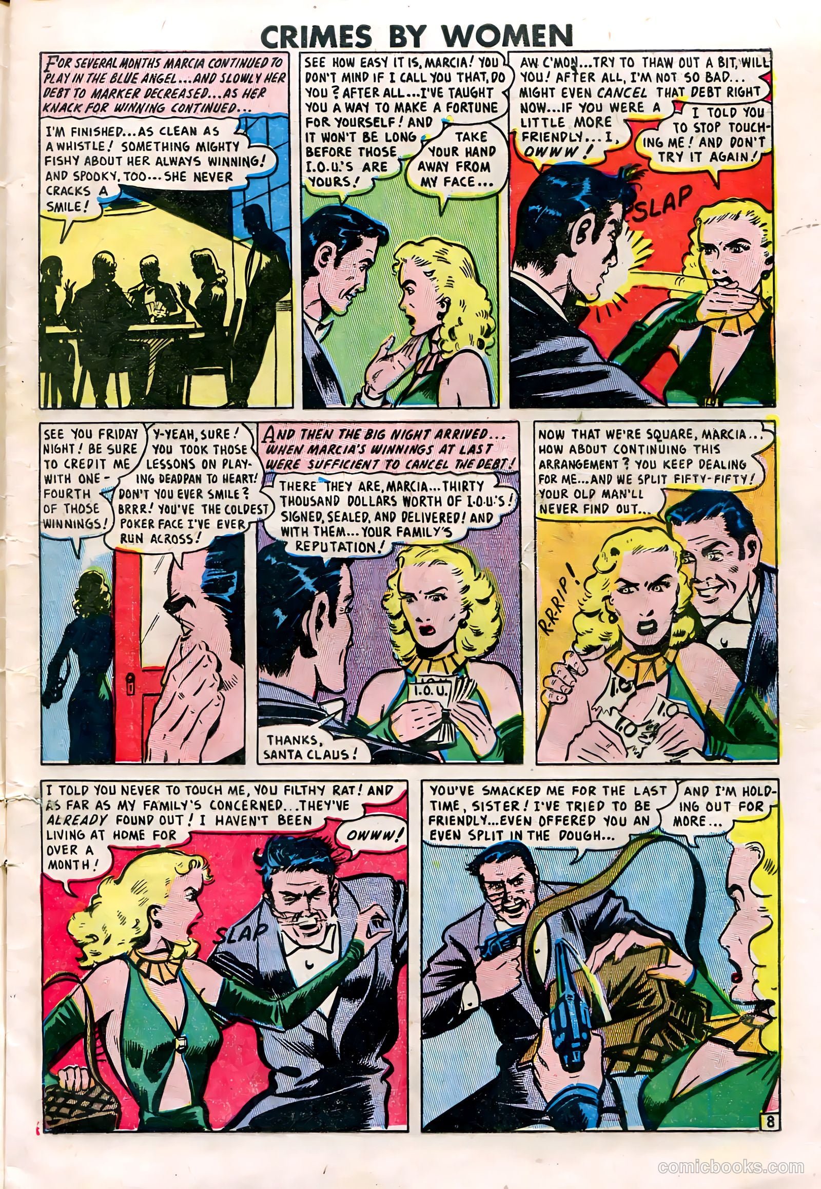 Crimes by Women #9 (1949) — page 9 of 36