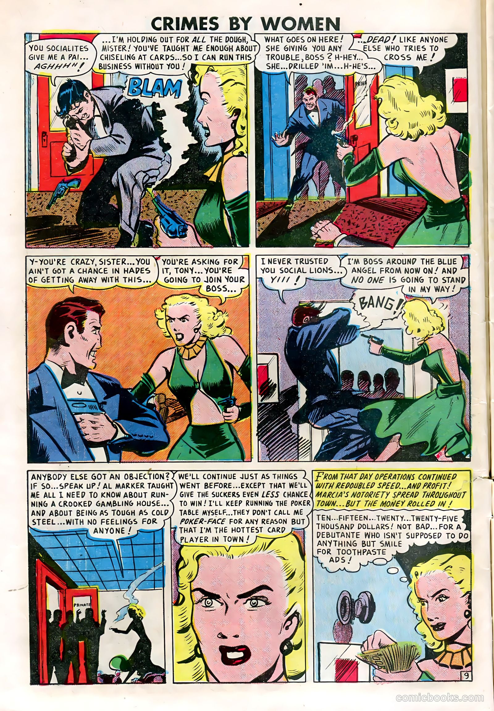 Crimes by Women #9 (1949) — page 10 of 36