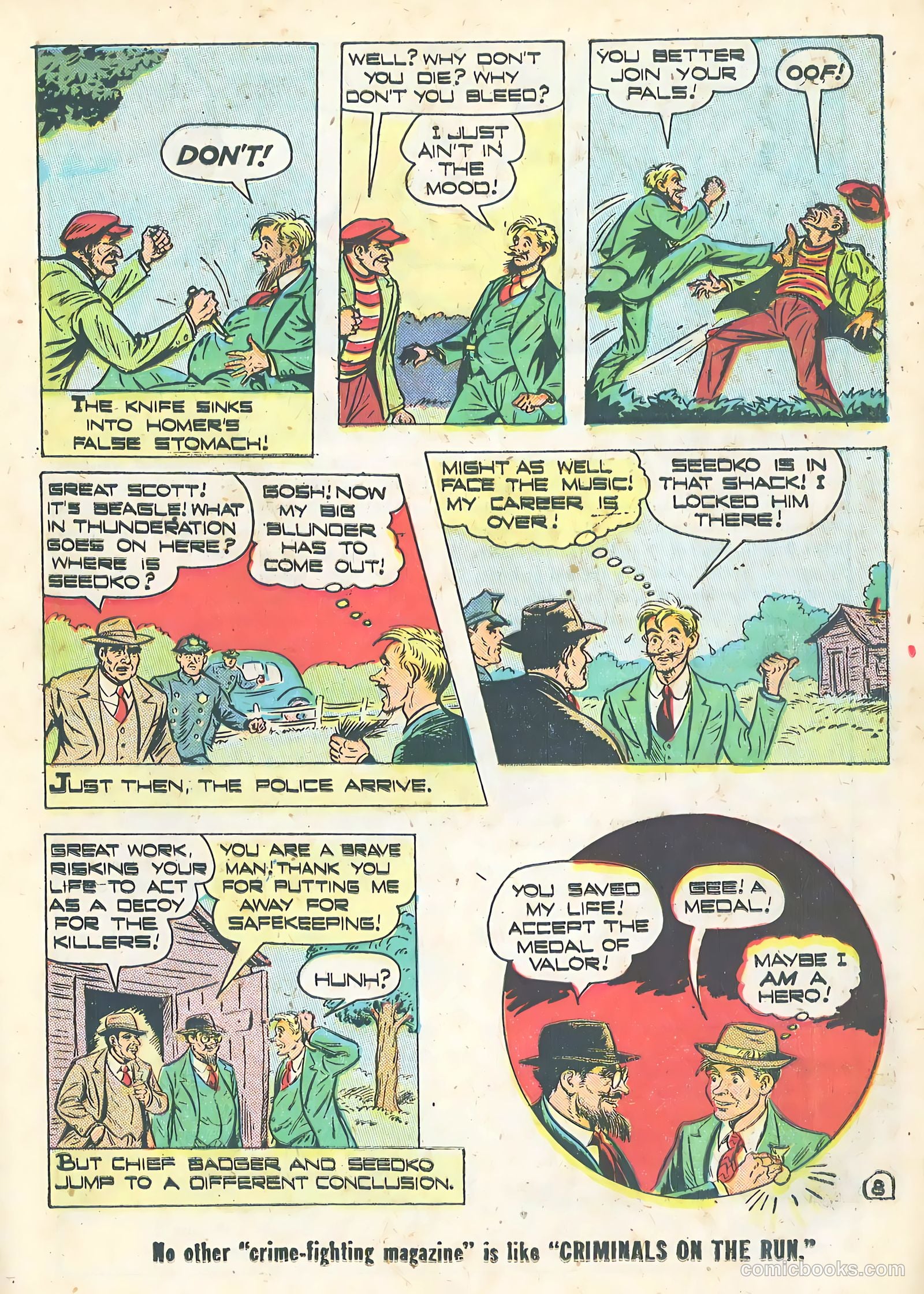 Criminals on the Run #3 (1948) — page 23 of 52