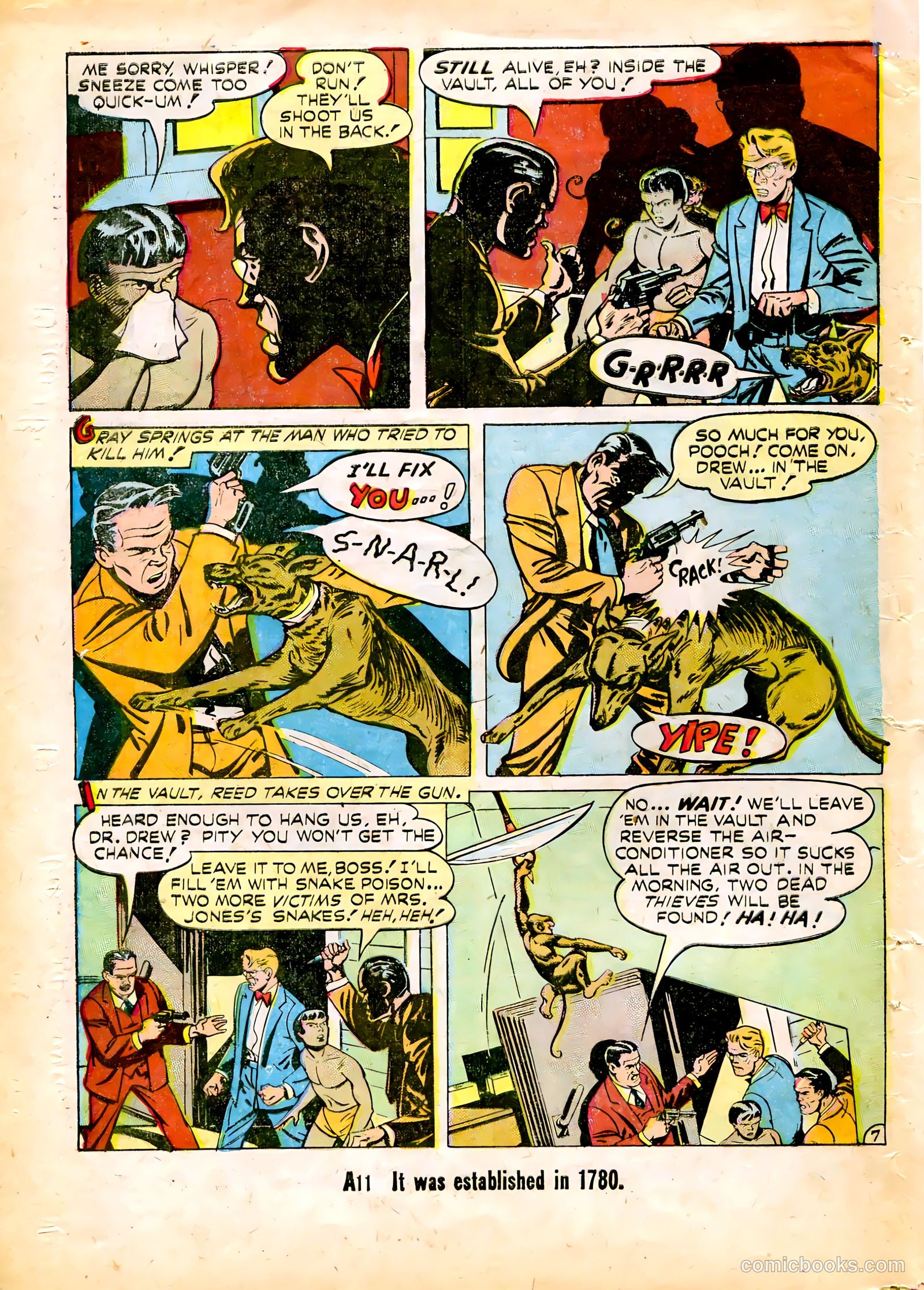 Criminals on the Run #5 (1949) — page 32 of 36