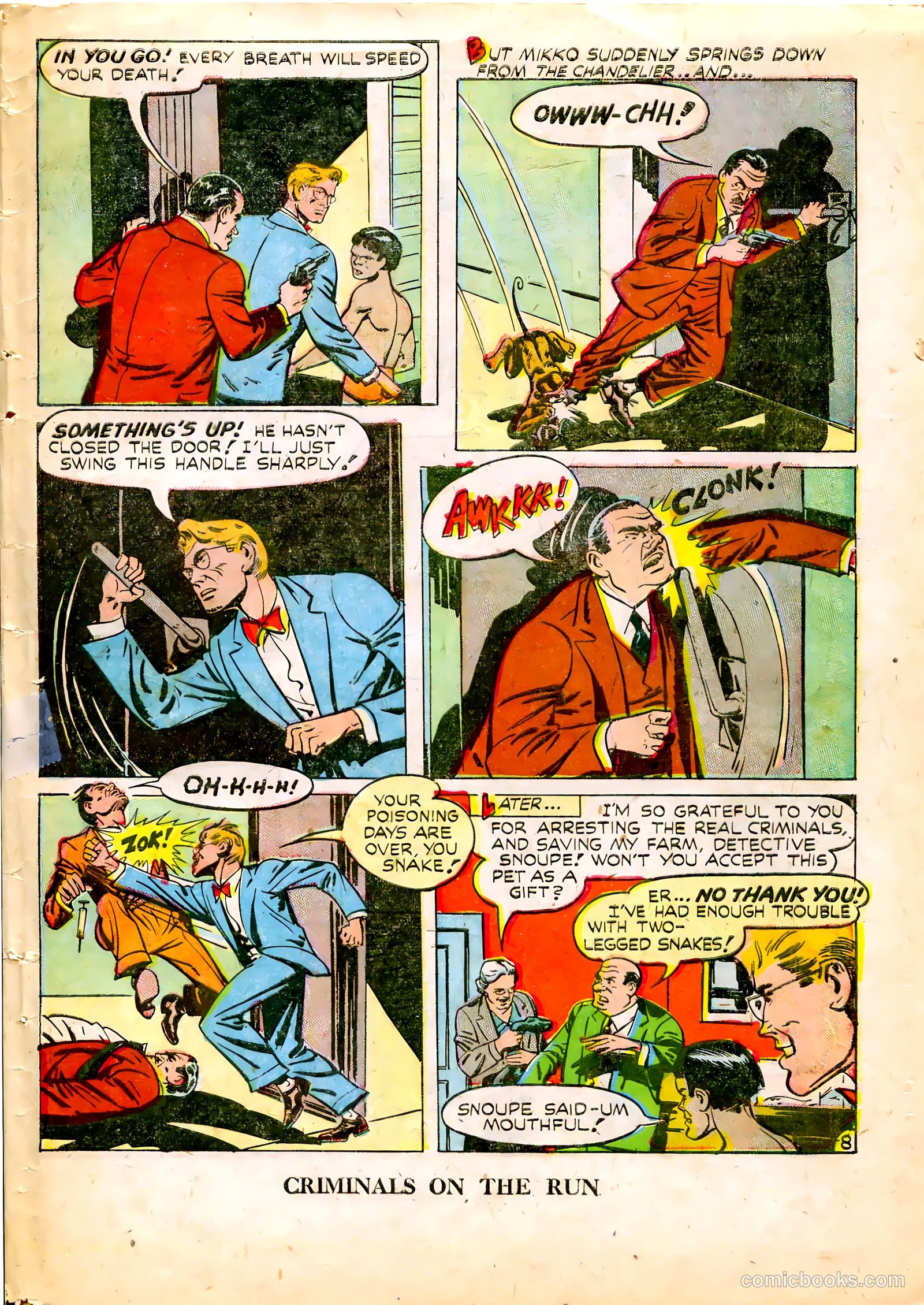 Criminals on the Run #5 (1949) — page 33 of 36