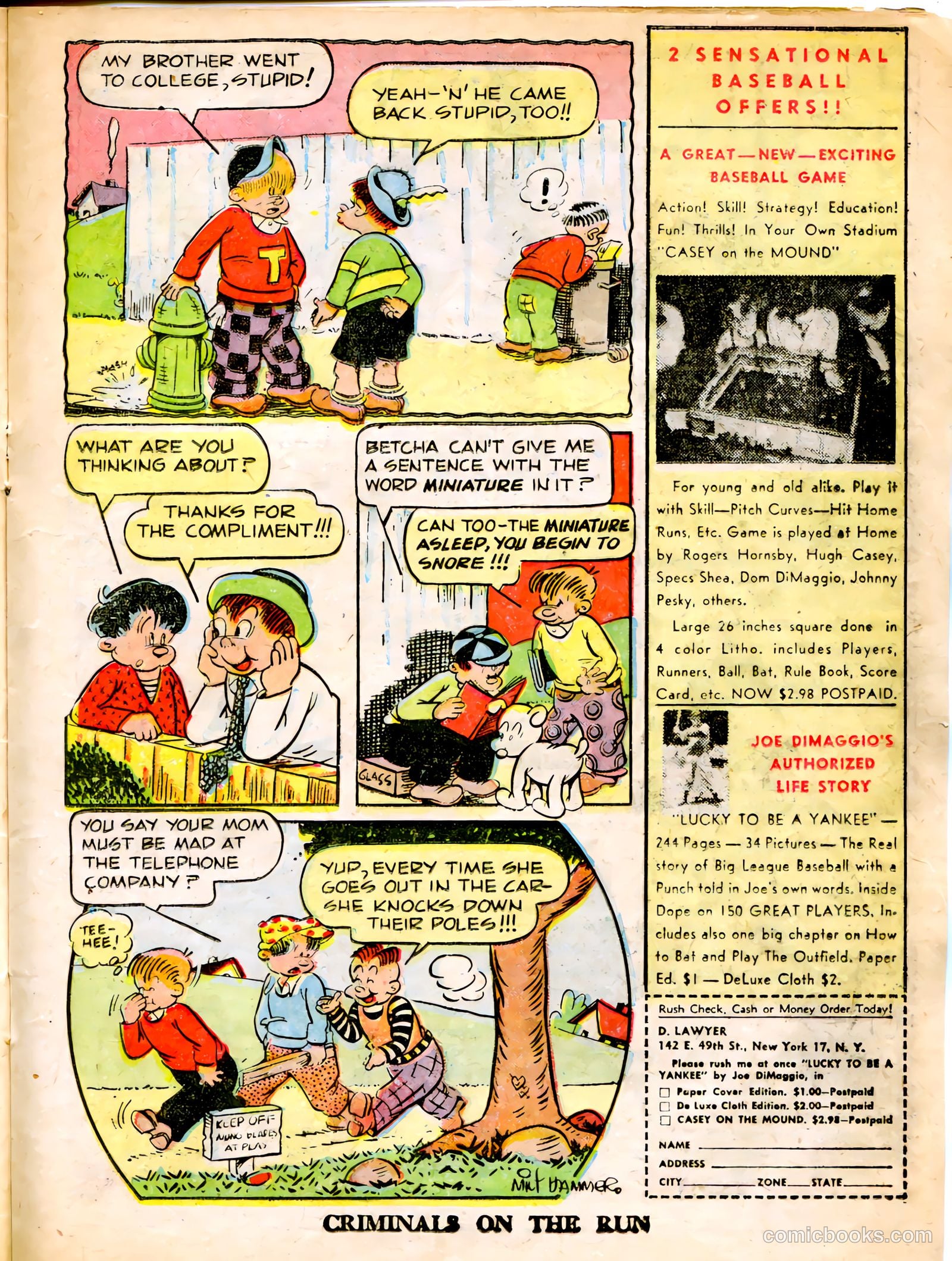 Criminals on the Run #7 (1949) — page 14 of 34