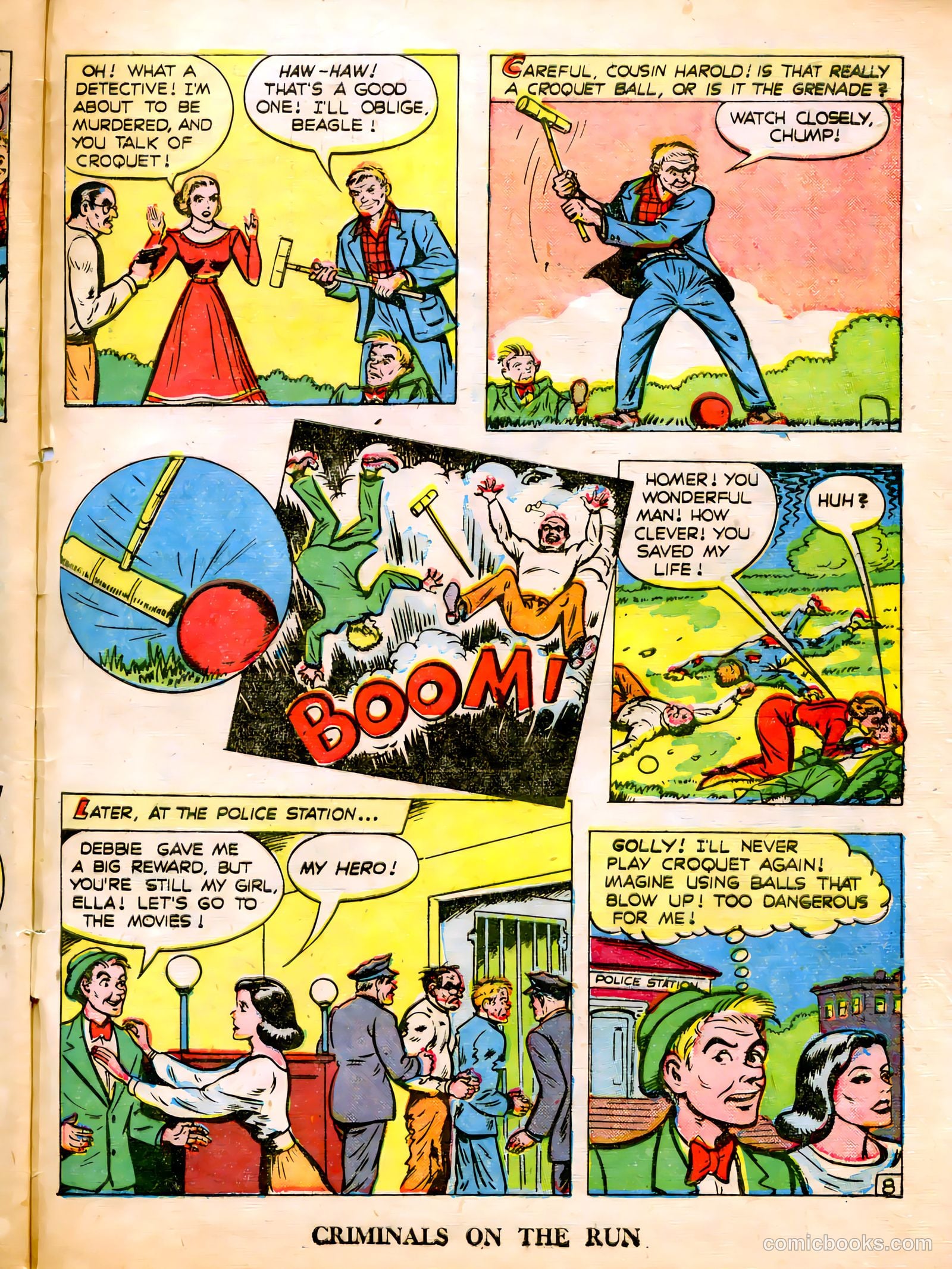 Criminals on the Run #7 (1949) — page 32 of 34