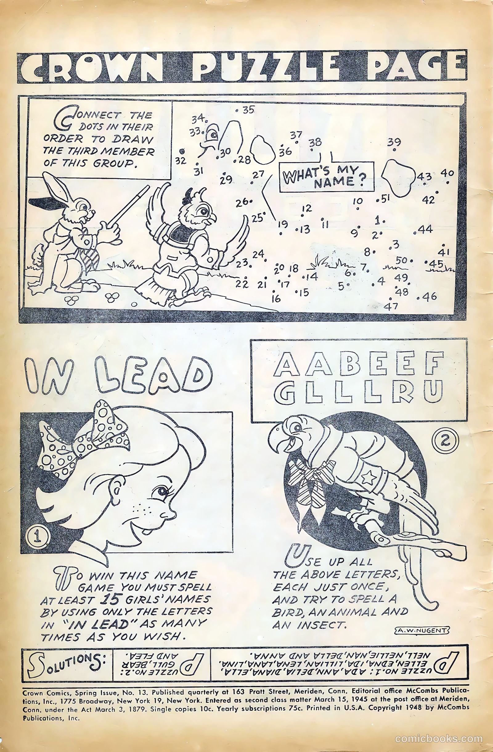 Crown Comics #13 (1948) — page 2 of 52