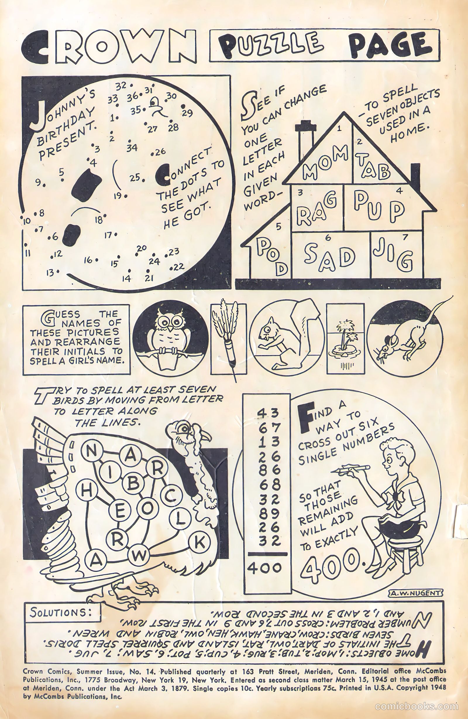 Crown Comics #14 (1948) — page 2 of 52