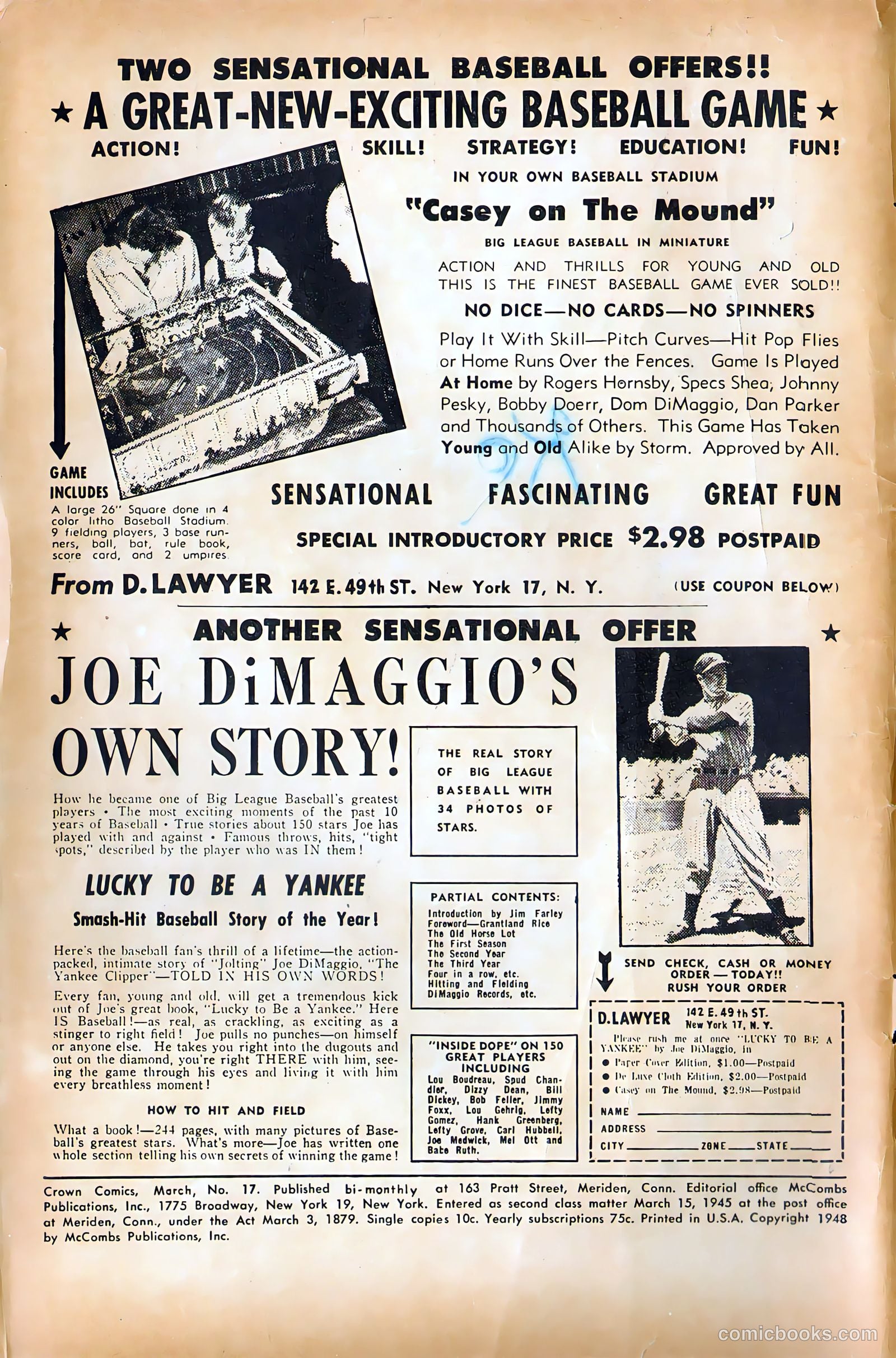 Crown Comics #17 (1949) — page 2 of 52