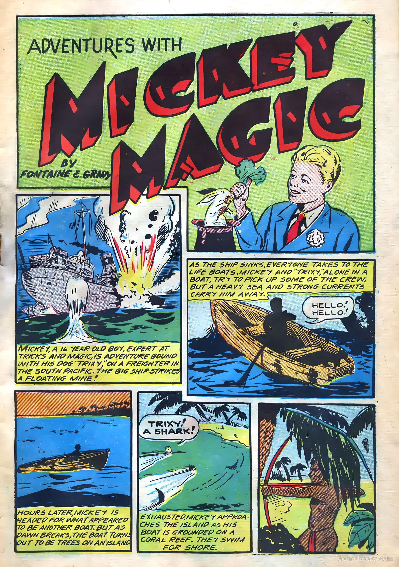Crown Comics #3 (1945) — page 3 of 36