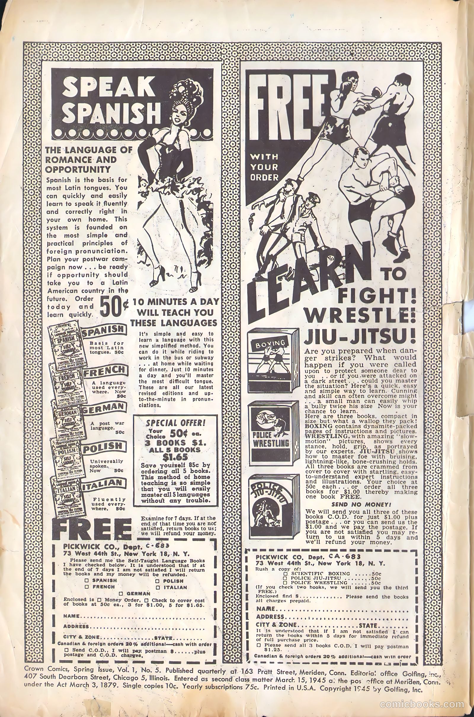 Crown Comics #5 (1945) — page 2 of 44