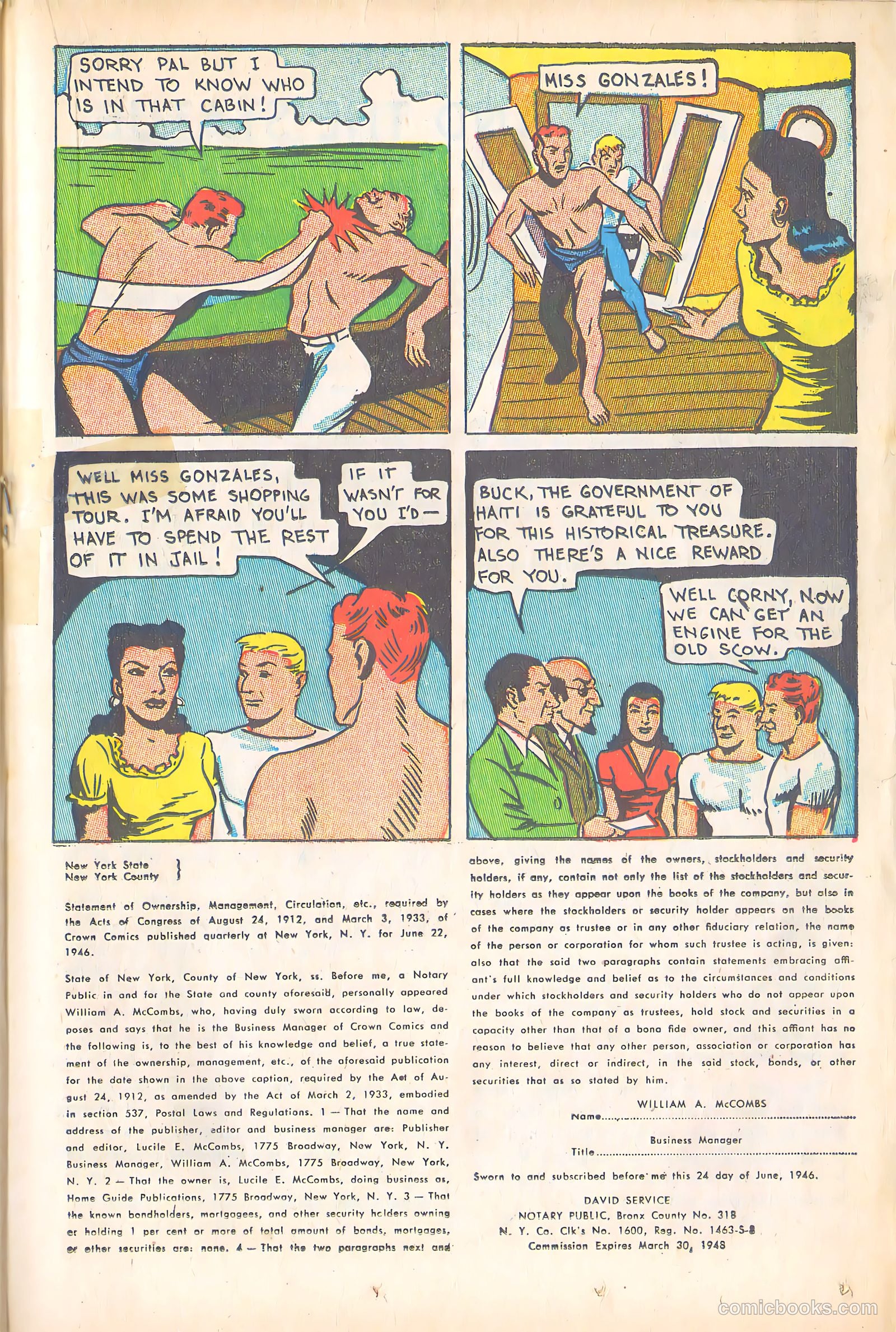 Crown Comics #7 (1945) — page 25 of 48