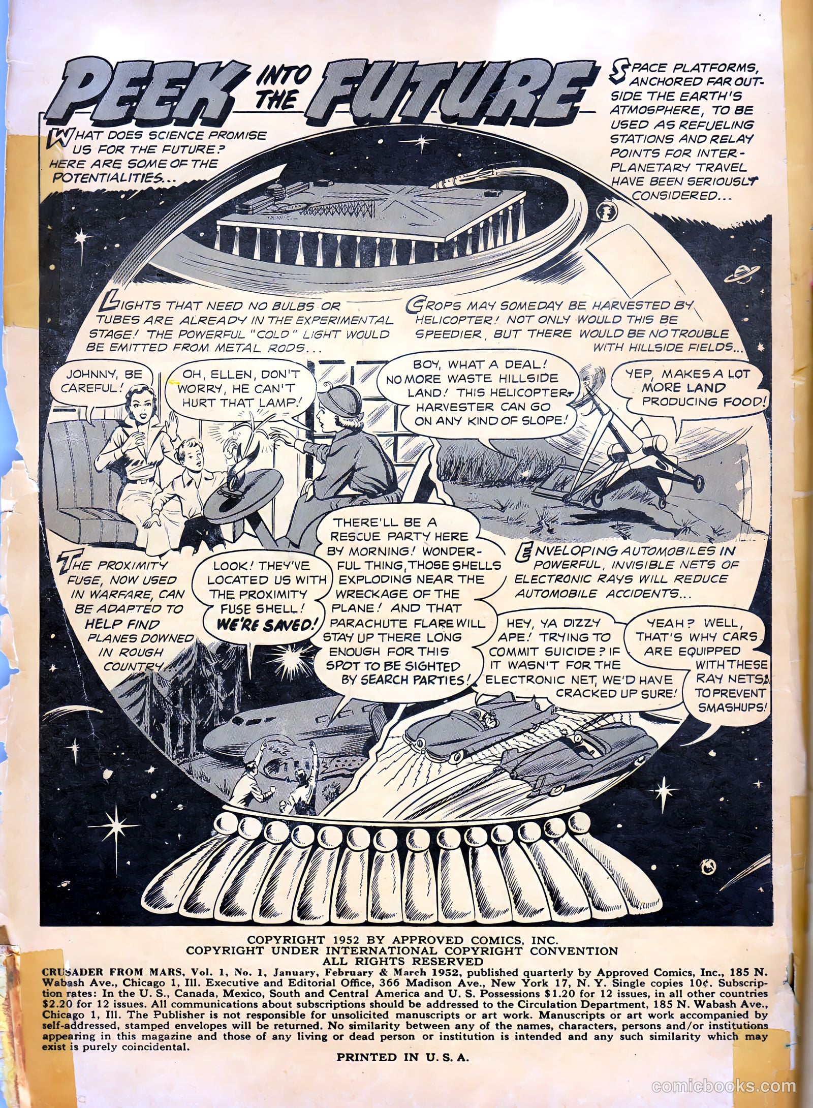 Crusader from Mars #1 (1952) — page 2 of 36