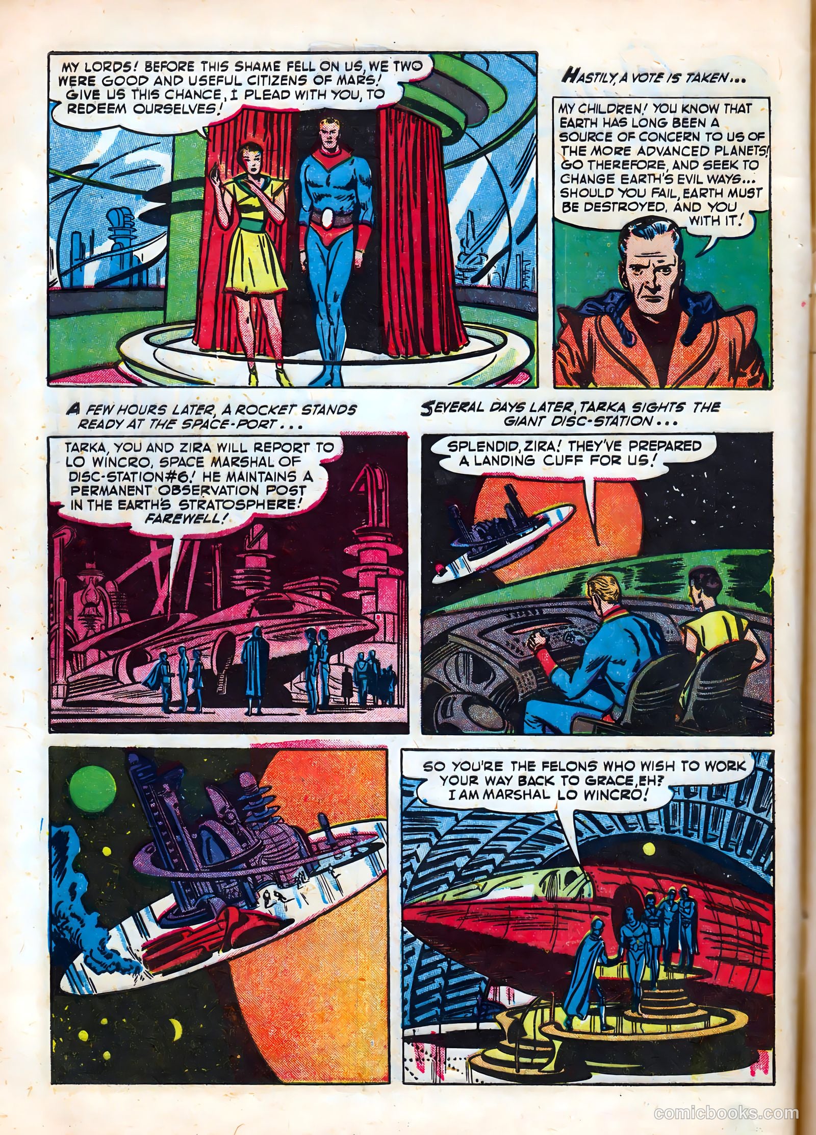 Crusader from Mars #1 (1952) — page 4 of 36