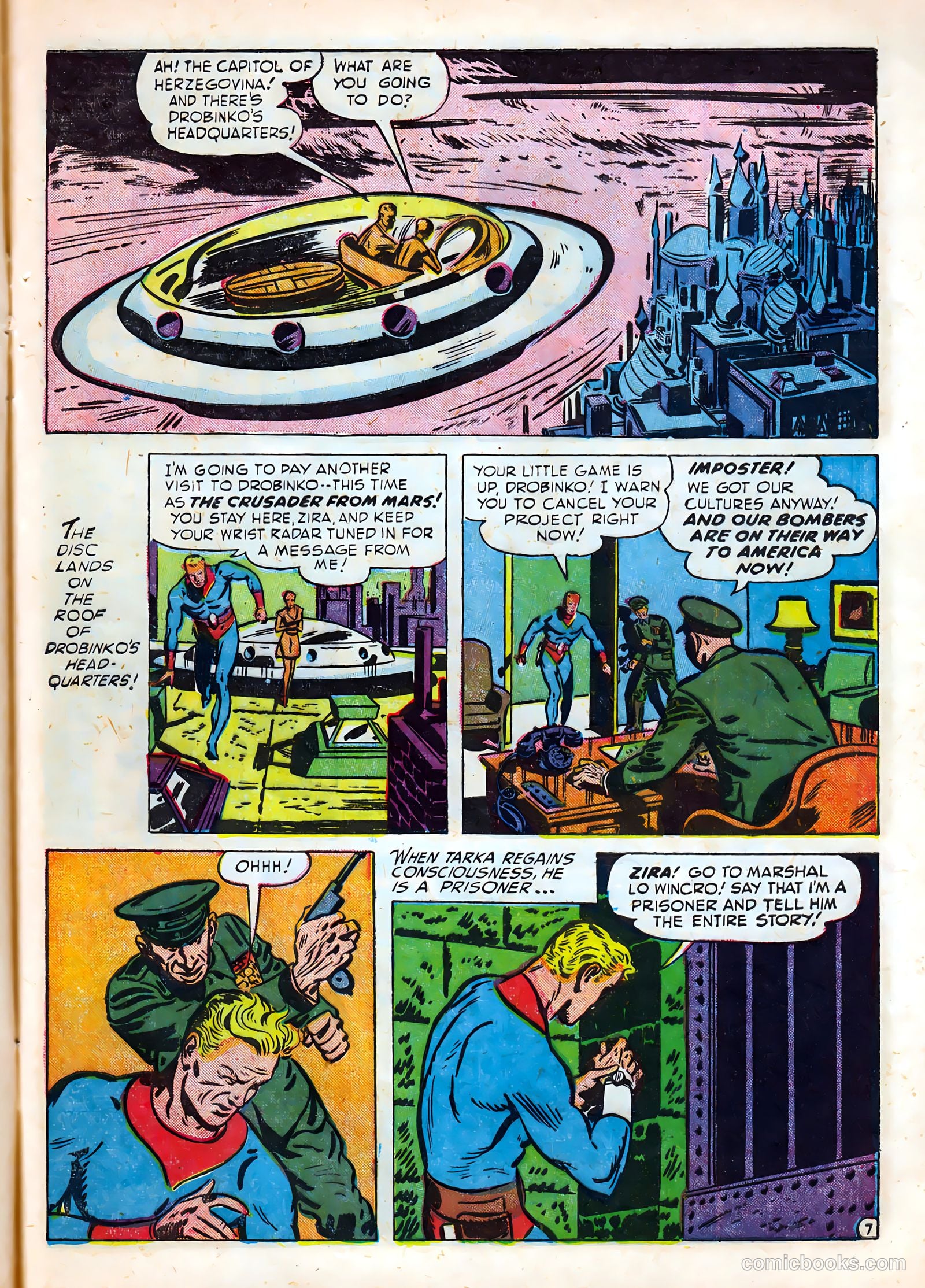 Crusader from Mars #1 (1952) — page 9 of 36