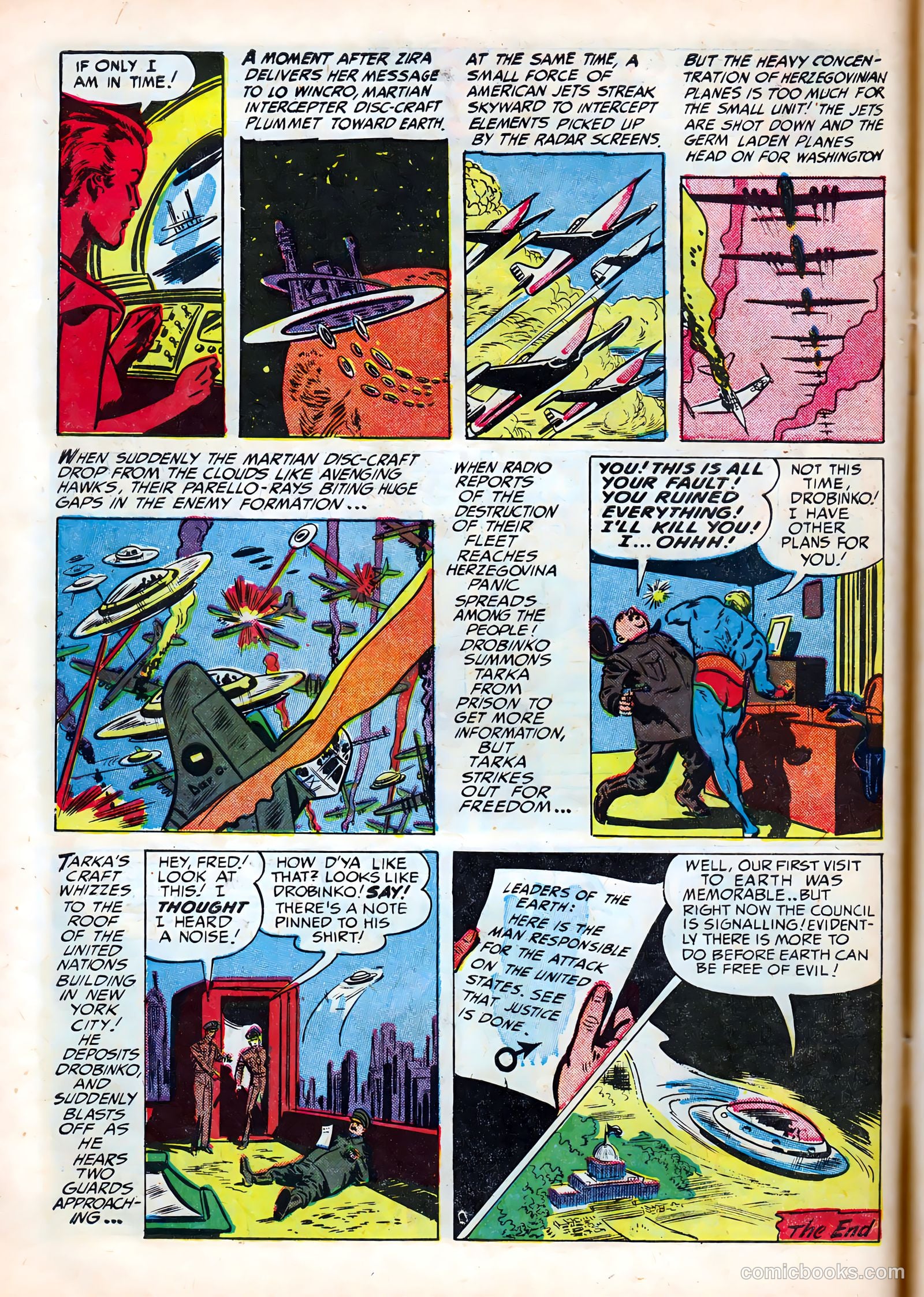 Crusader from Mars #1 (1952) — page 10 of 36