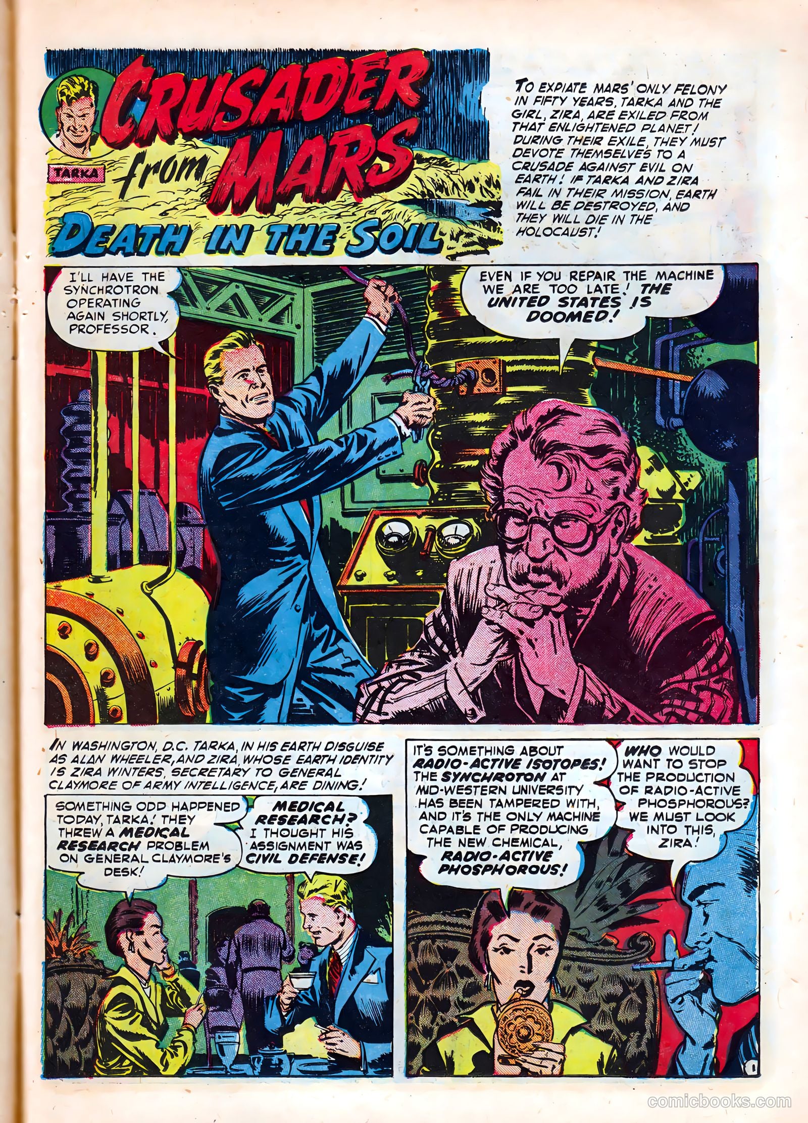 Crusader from Mars #1 (1952) — page 11 of 36