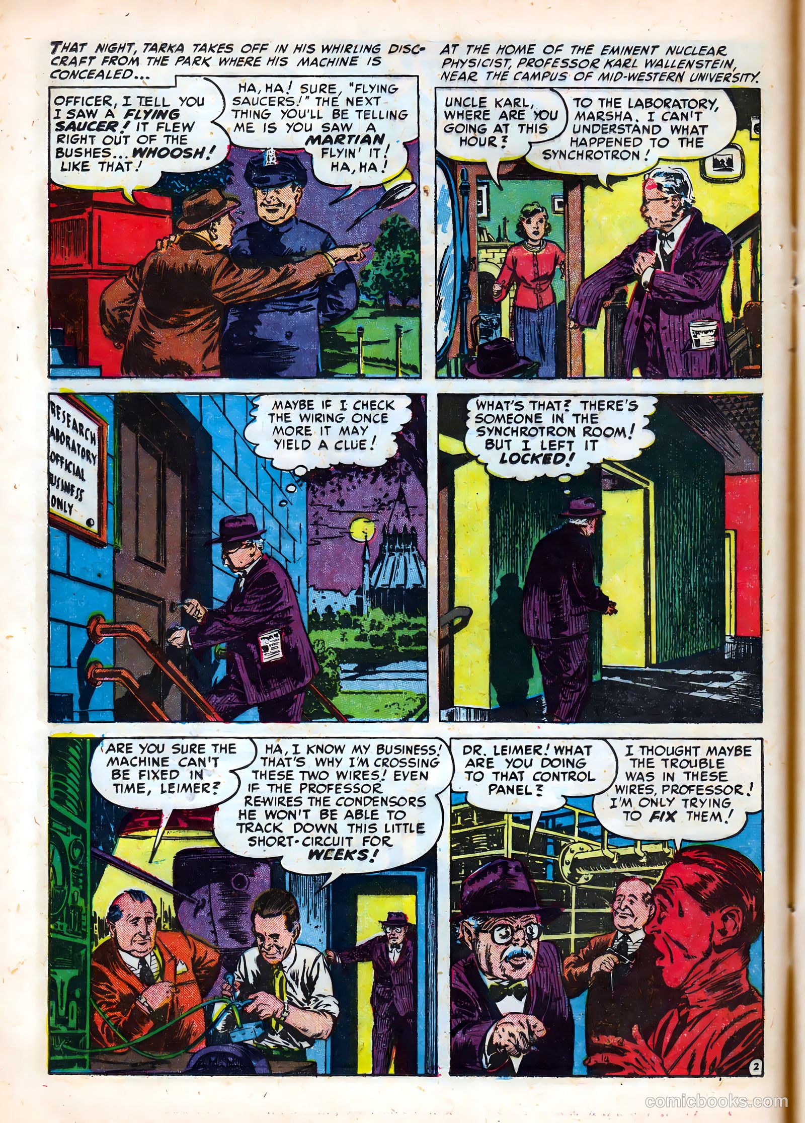Crusader from Mars #1 (1952) — page 12 of 36