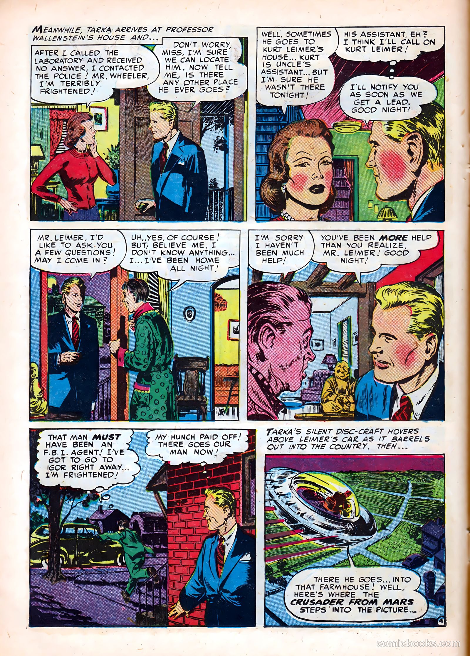 Crusader from Mars #1 (1952) — page 14 of 36
