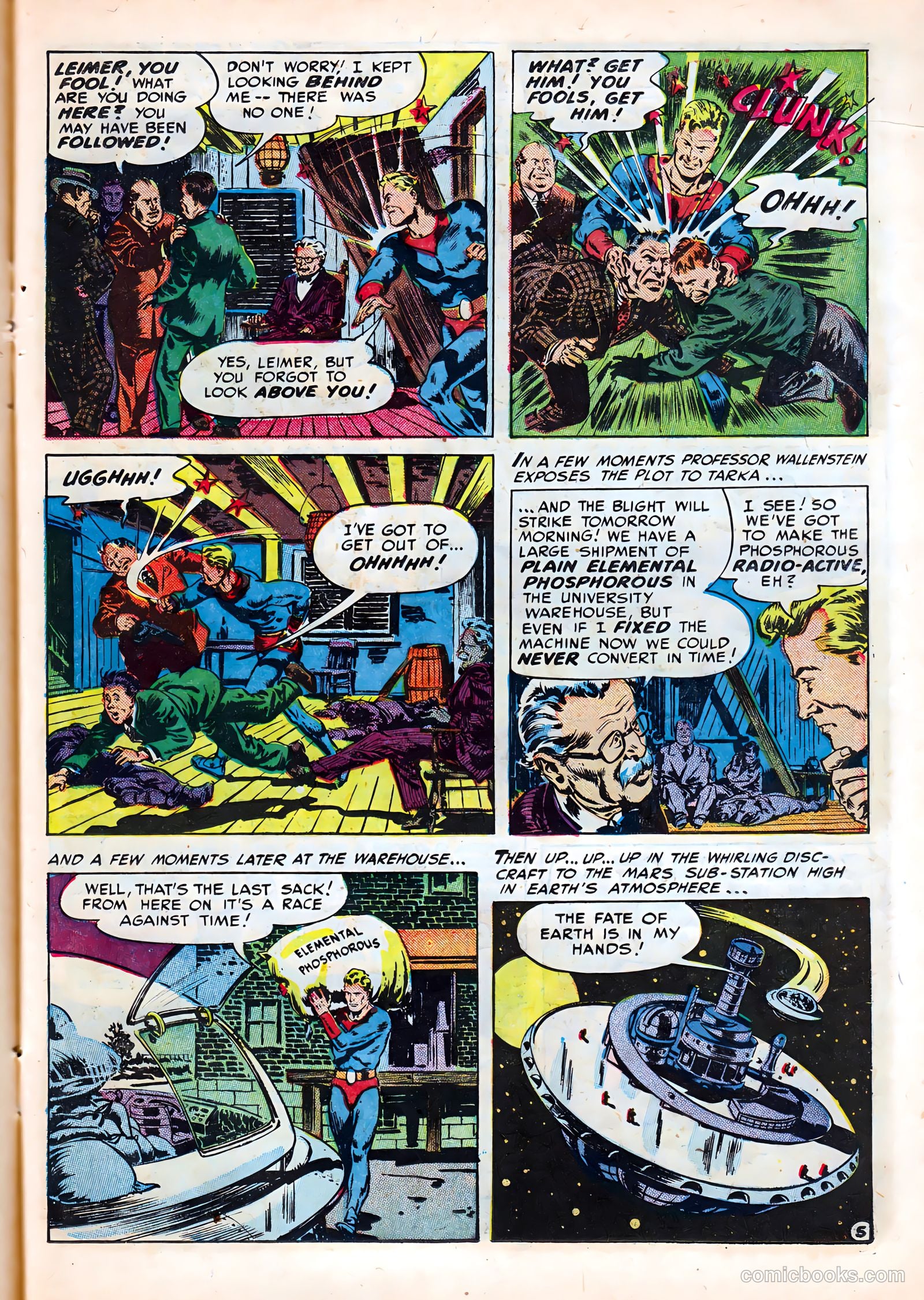 Crusader from Mars #1 (1952) — page 15 of 36