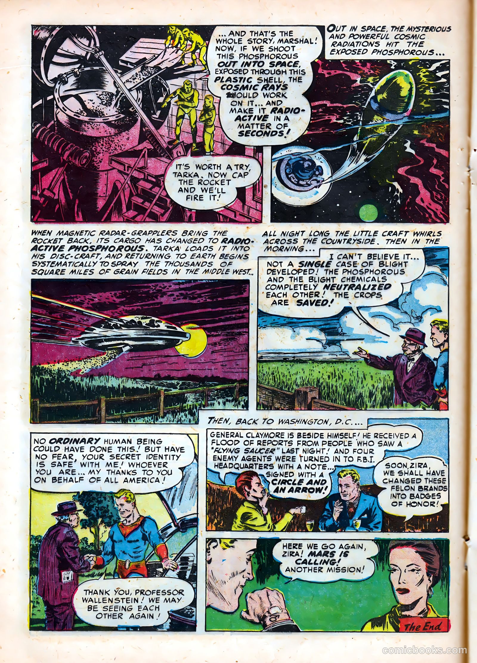Crusader from Mars #1 (1952) — page 16 of 36