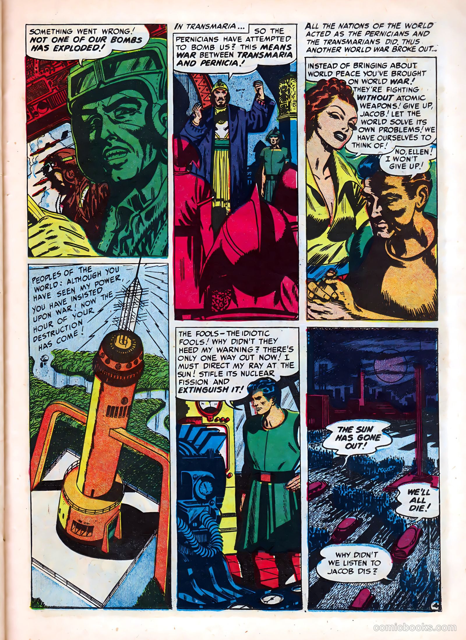 Crusader from Mars #1 (1952) — page 23 of 36