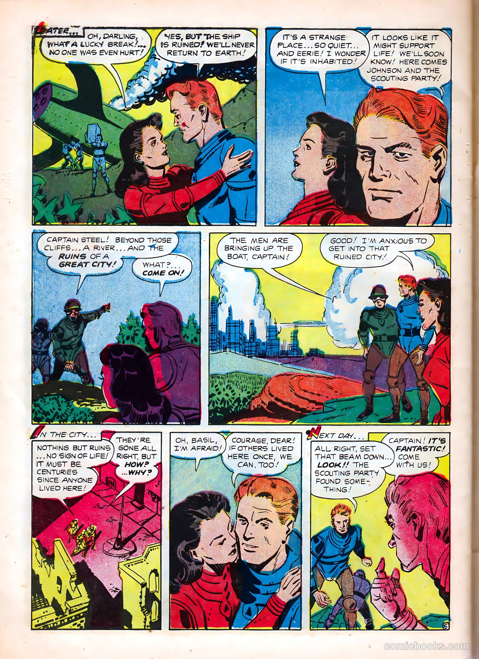 Crusader from Mars #1 (1952) — page 30 of 36