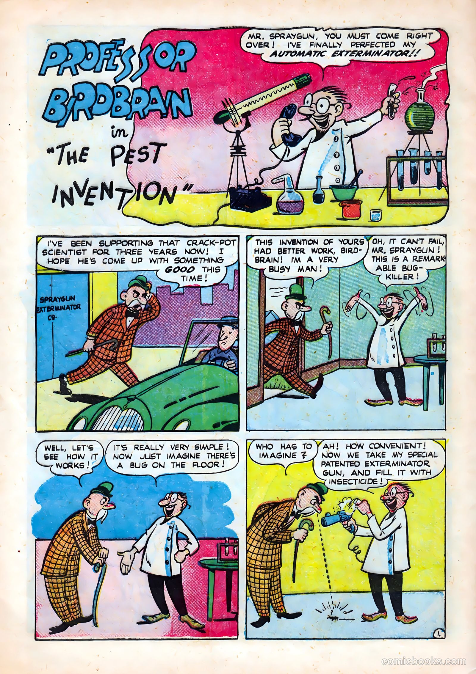 Crusader from Mars #1 (1952) — page 32 of 36