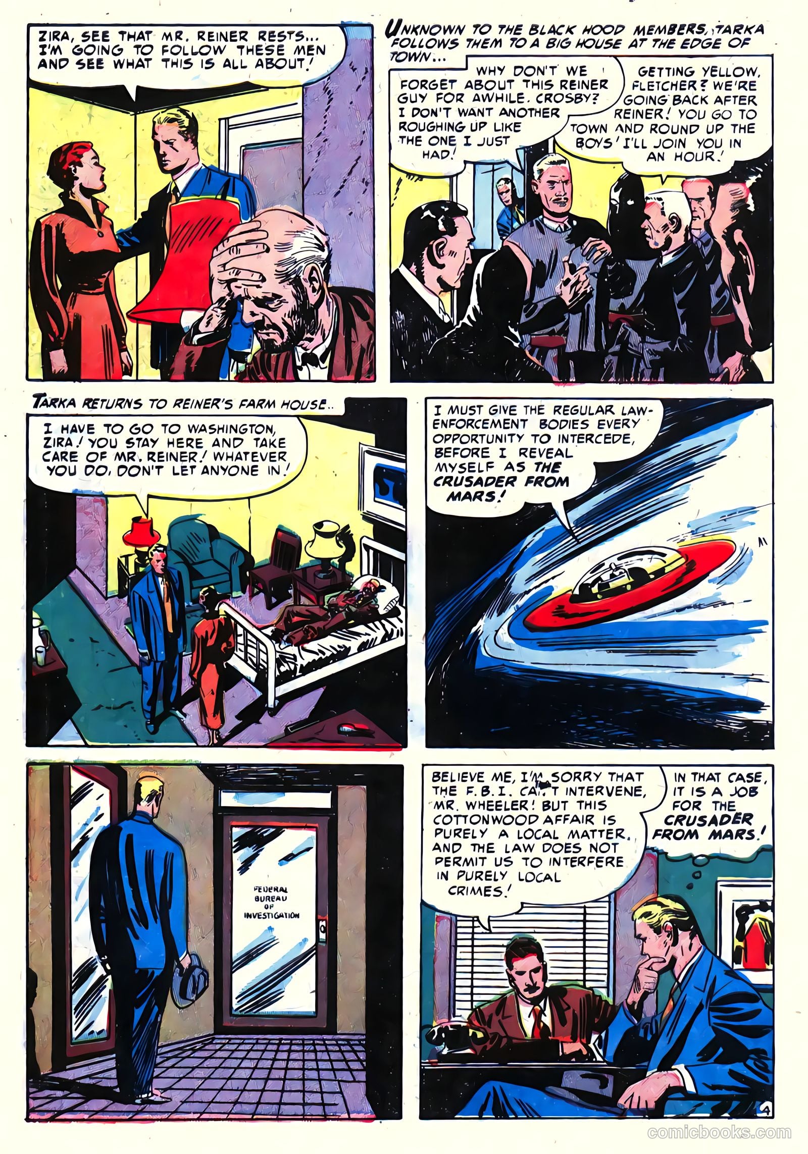 Crusader from Mars #2 (1952) — page 6 of 36