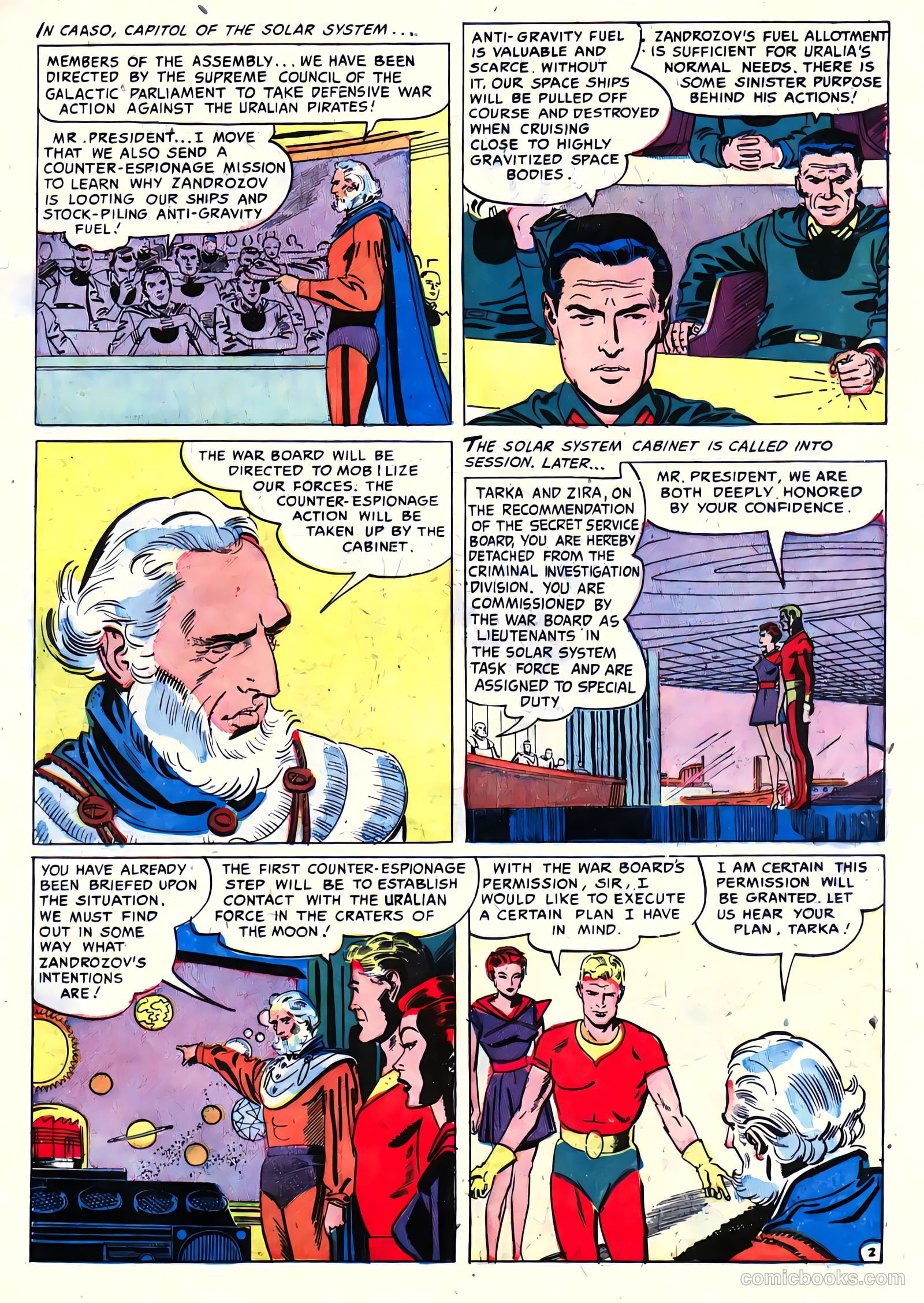 Crusader from Mars #2 (1952) — page 11 of 36