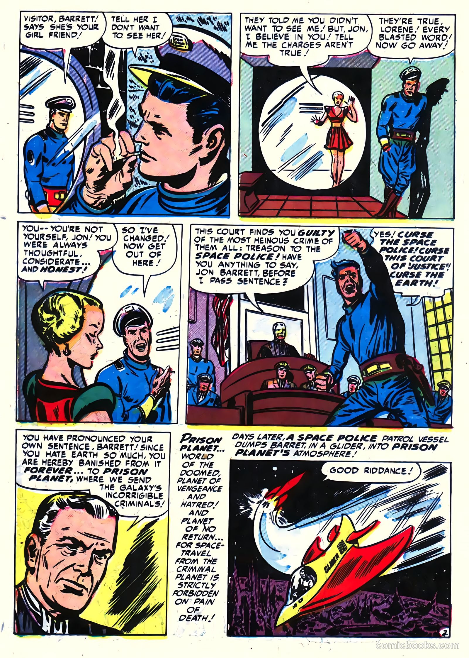 Crusader from Mars #2 (1952) — page 22 of 36