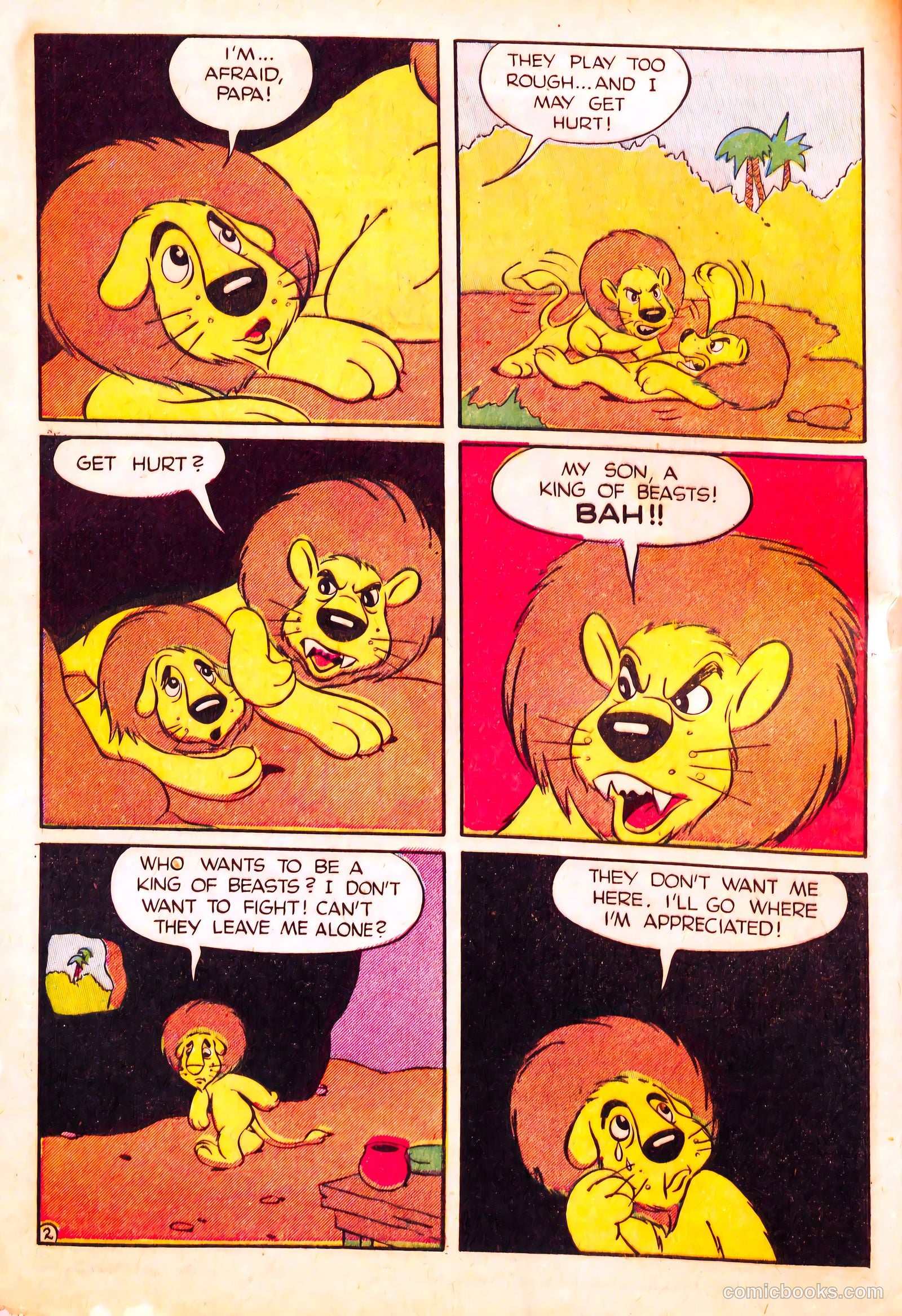 Cryin' Lion Comics #1 (1944) — page 4 of 52